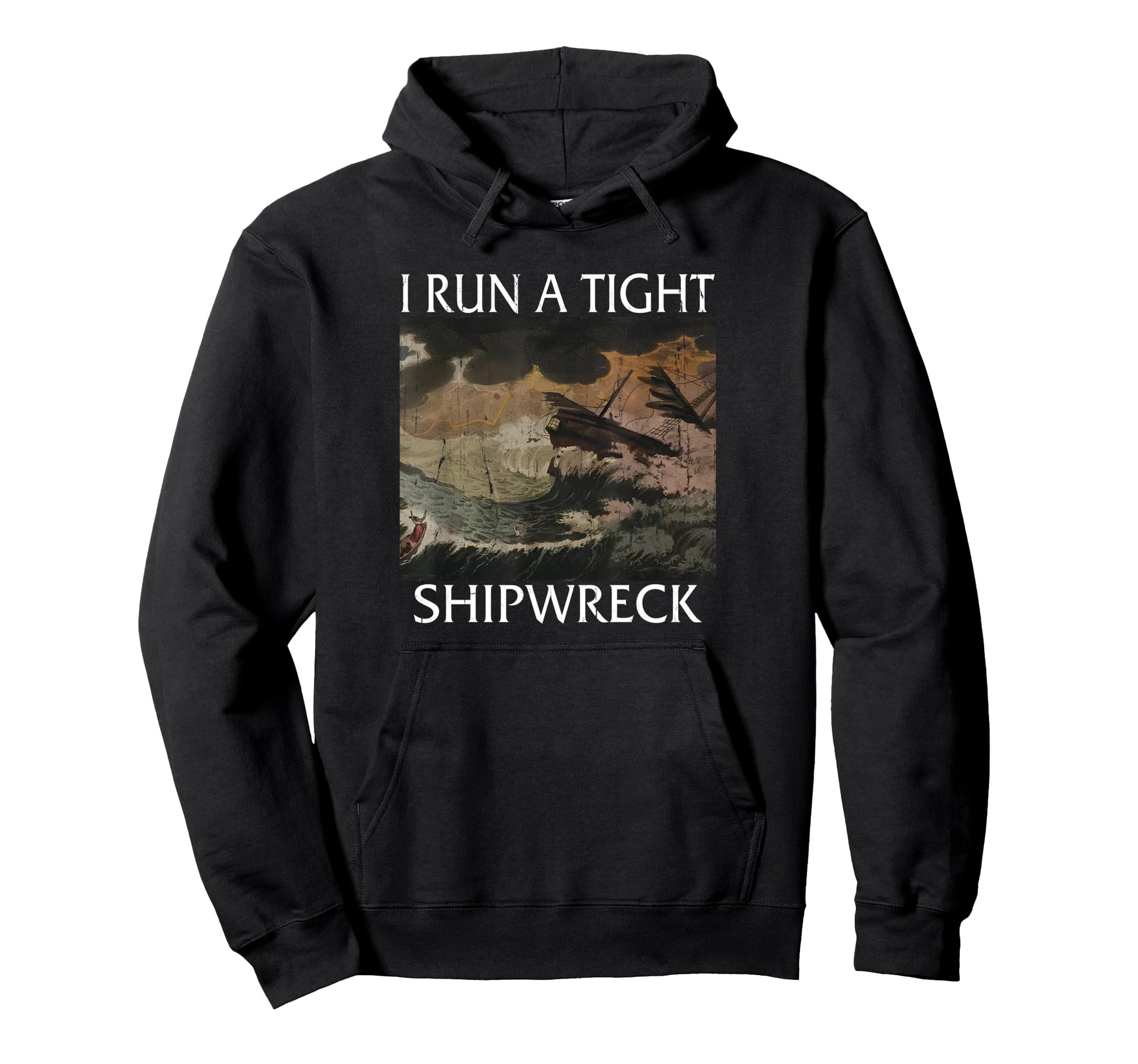 I Run Tight Shipwreck Homeschool Mom Hoodie - Streetwear Style for Adults - T-Shirt, Sweatshirt, Hoodie
