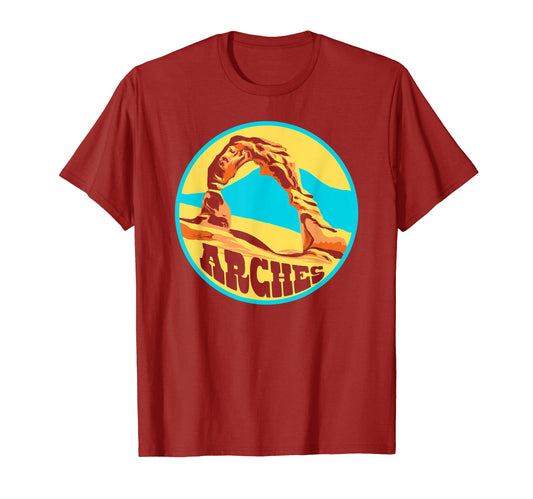 Arches National Park Delicate Arch Rocks T-Shirt - Novelty Apparel Unisex - T-Shirt, Sweatshirt, Hoodie