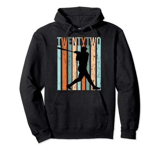 Baseball 22Nd Birthday 22 Today Hoodie - Graphic Print Unisex - T-Shirt, Sweatshirt, Hoodie