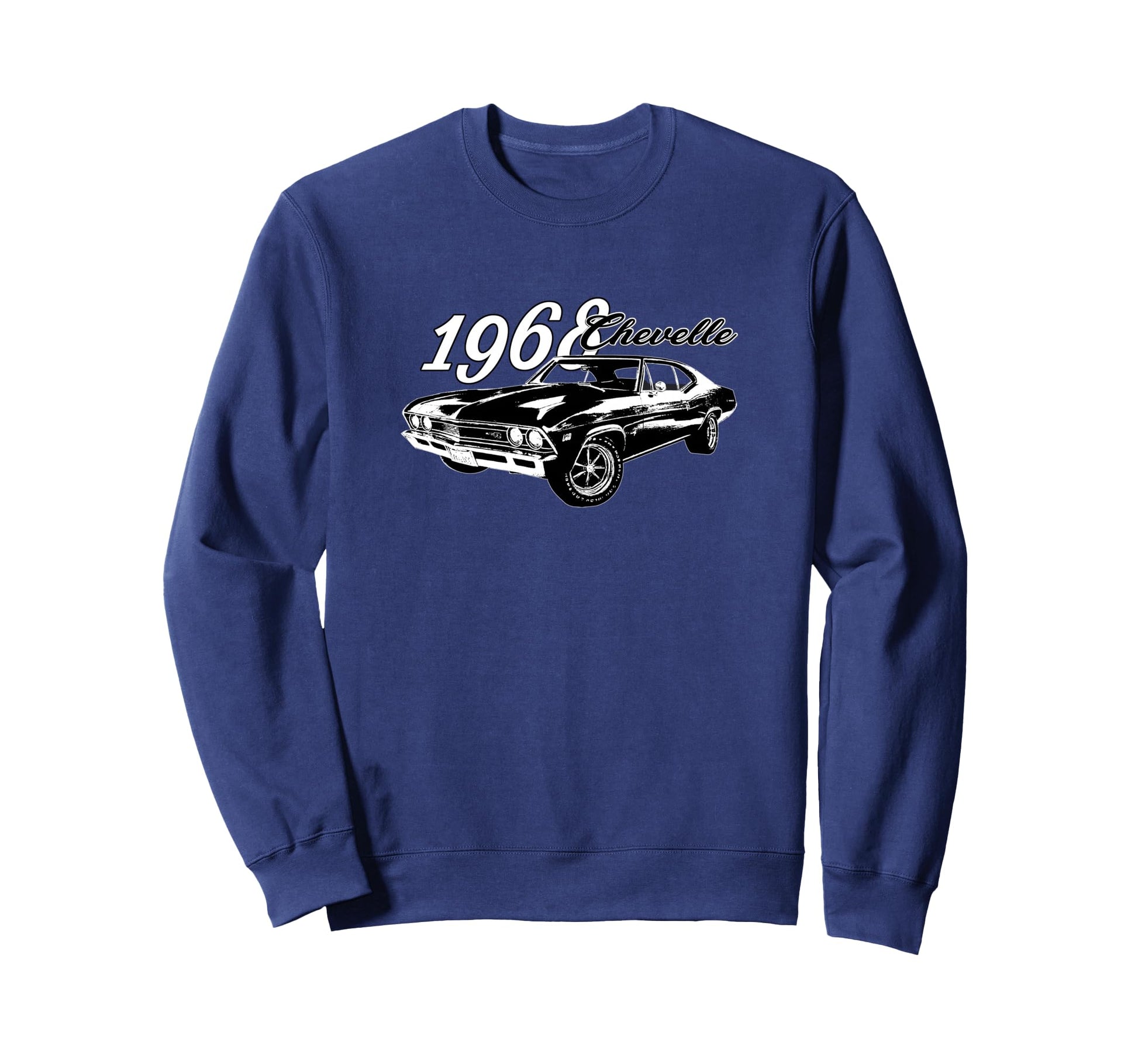 1968 Chevelle American Muscle Car V8 Sweatshirt - Custom Art Print Unisex - T-Shirt, Sweatshirt, Hoodie