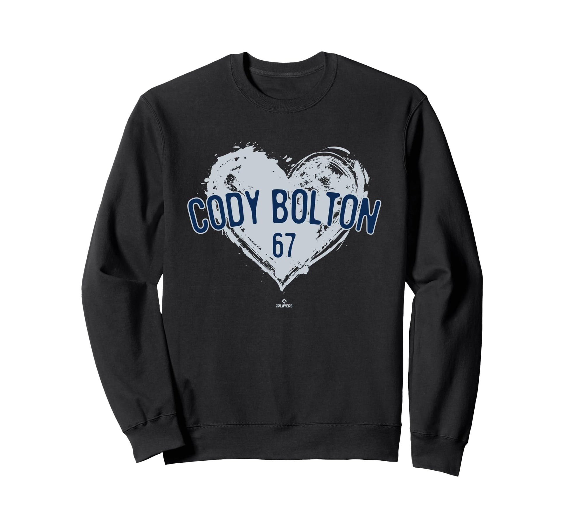 Distressed Heart Cody Bolton Sweatshirt - Minimalist Print for Adults - T-Shirt, Sweatshirt, Hoodie