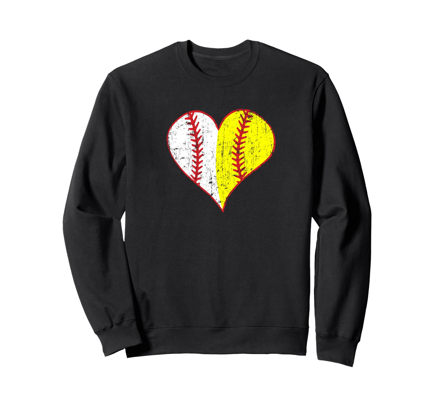 Love Baseball Fast Pitch Softball Sweatshirt - Unique Graphic for Adults - T-Shirt, Sweatshirt, Hoodie