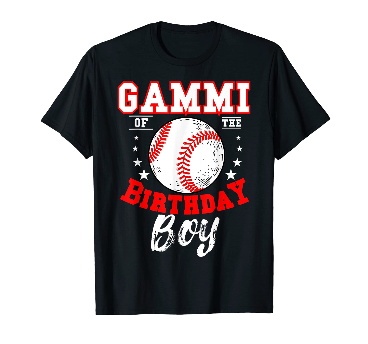 Gammi Birthday Baseball Themebday T-Shirt - Graphic Print Unisex - T-Shirt, Sweatshirt, Hoodie