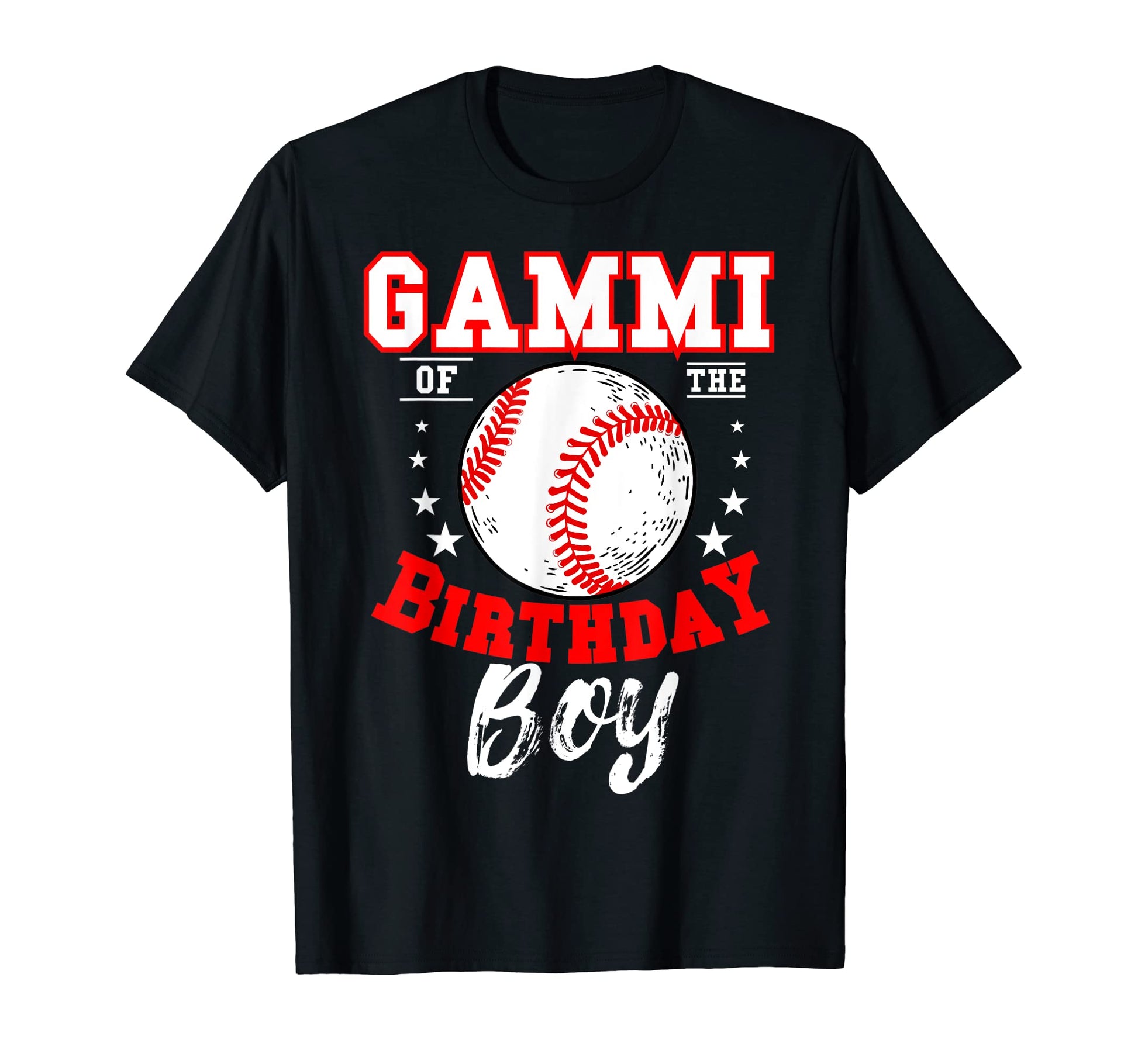 Gammi Birthday Baseball Themebday T-Shirt - Graphic Print Unisex - T-Shirt, Sweatshirt, Hoodie