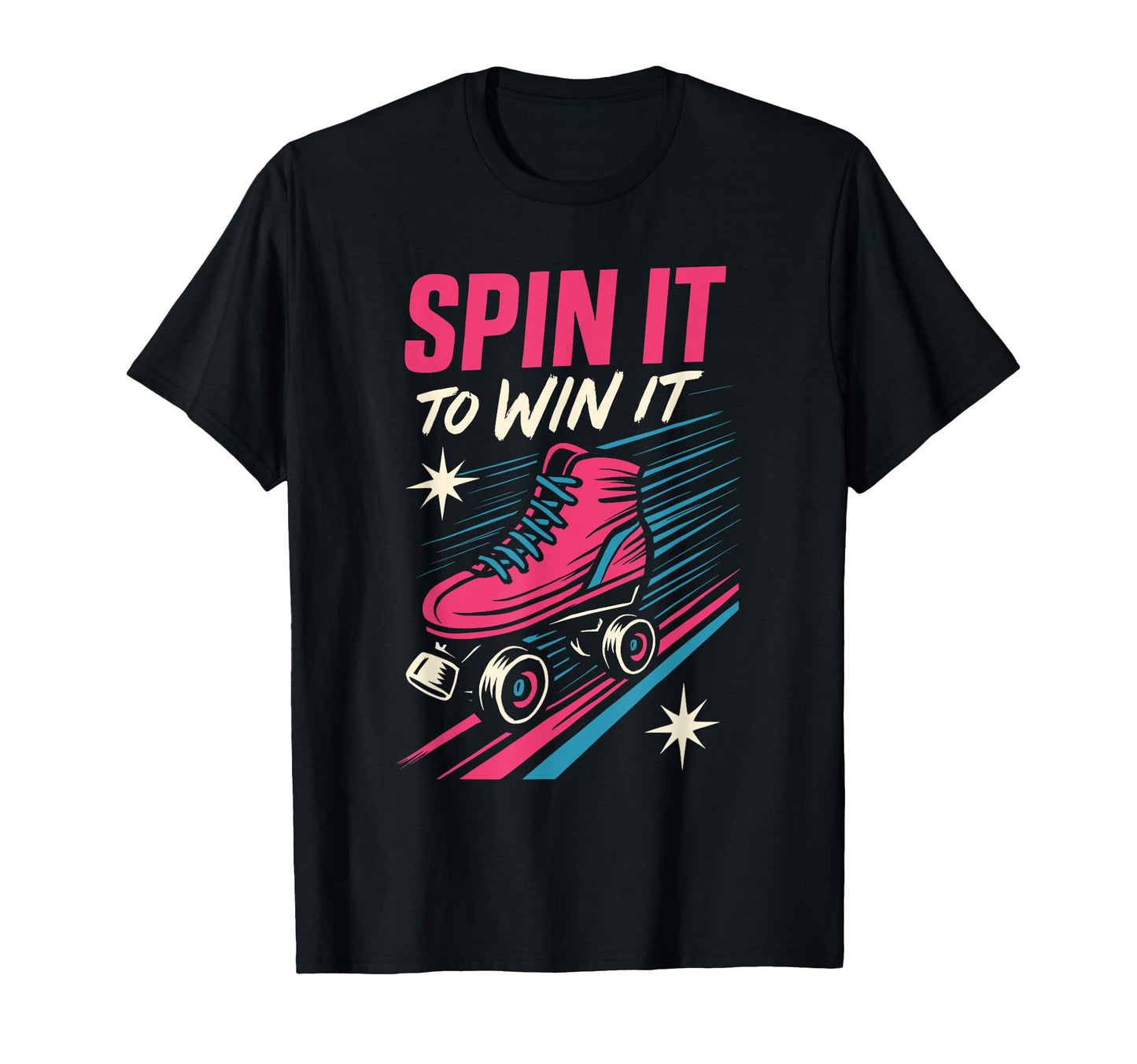 Roller Rink Crew Skate Disco Vibes Rink T-Shirt - Graphic Print for Adults - T-Shirt, Sweatshirt, Hoodie