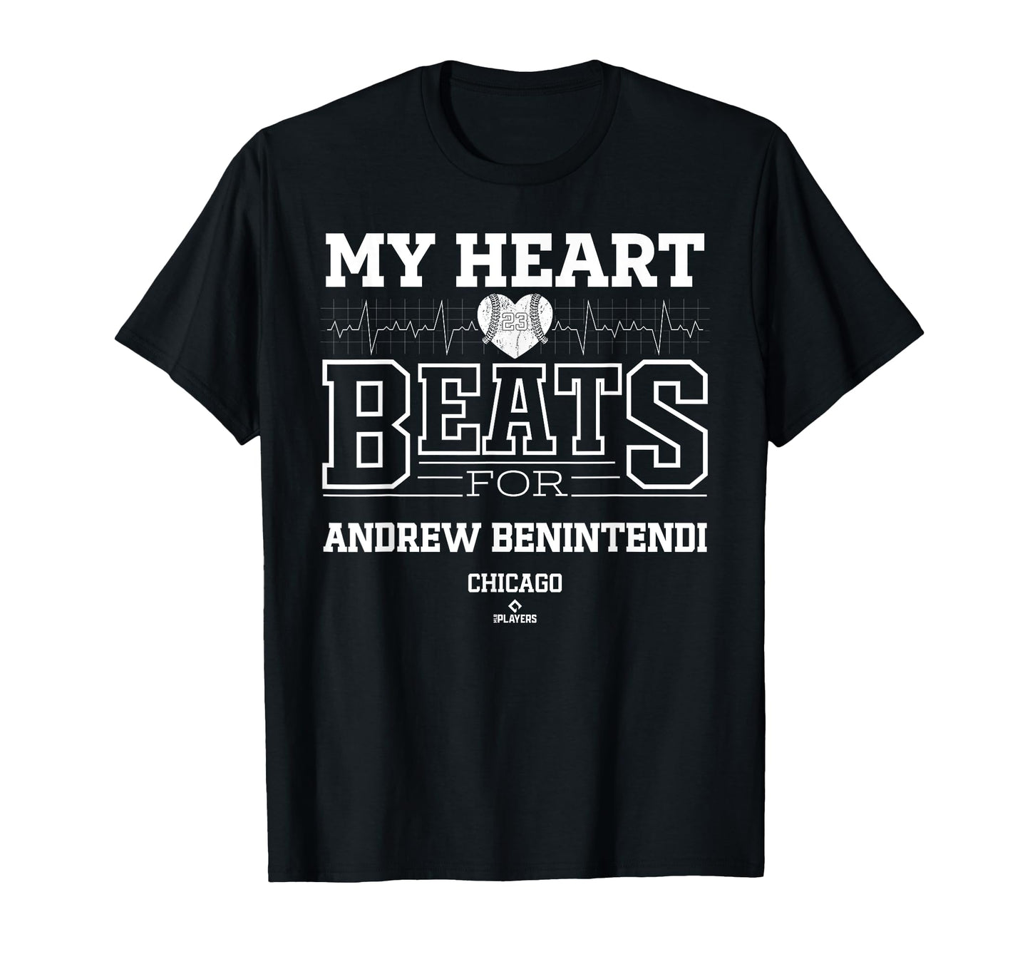 My Heart Beats Andrew Benintendi Chicago T-Shirt - Unique Graphic Unisex - T-Shirt, Sweatshirt, Hoodie