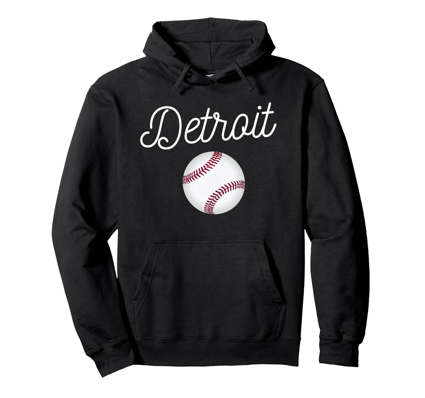 Distressed Tiger Mascot Detroit Hoodie - Aesthetic Graphic for Adults - T-Shirt, Sweatshirt, Hoodie