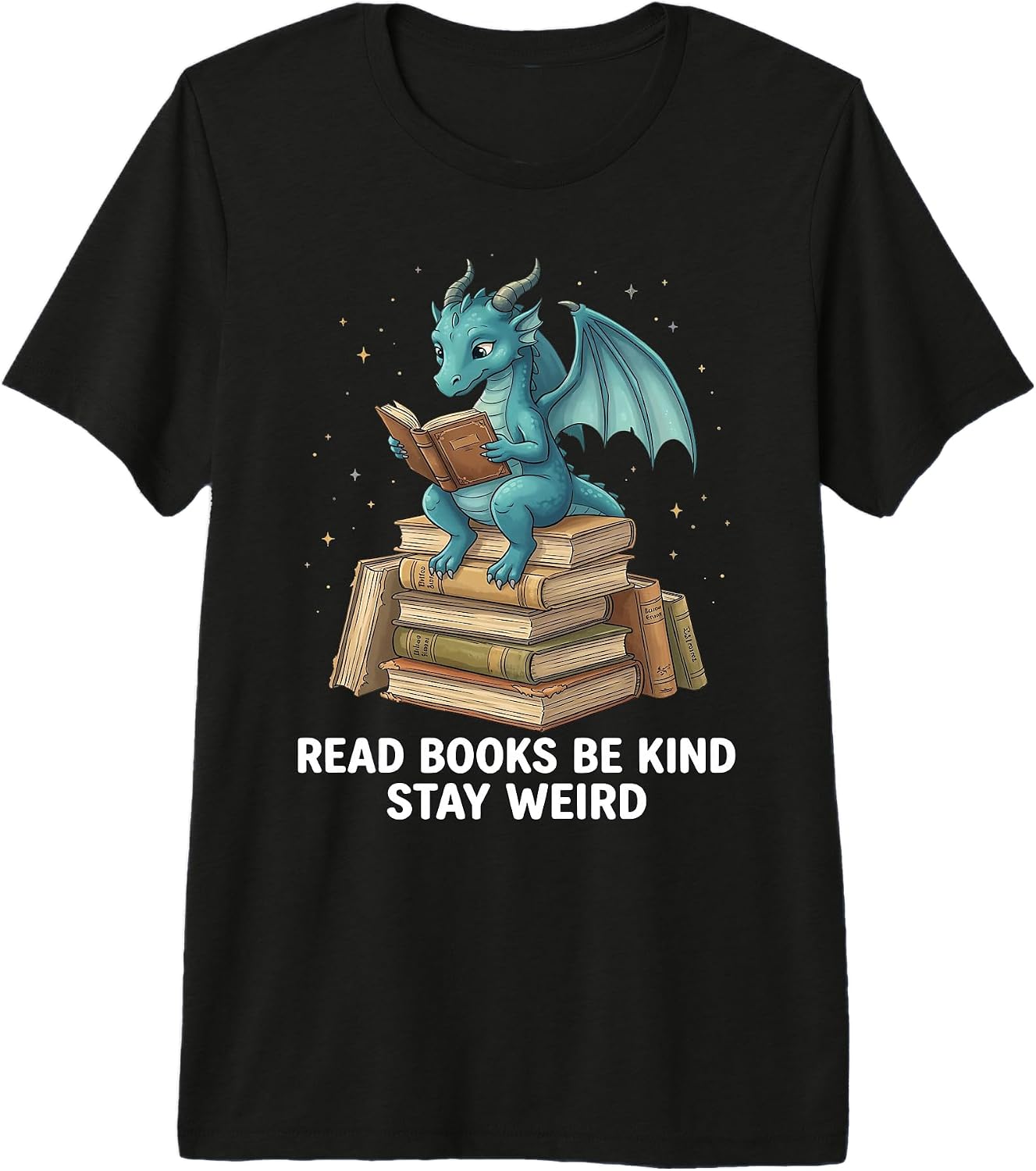 Book Dragon Fantasy Gifts Reading Enthusiasts - Adult & Kids T-Shirts, Sweatshirts & Hoodies apparel design preview 1
