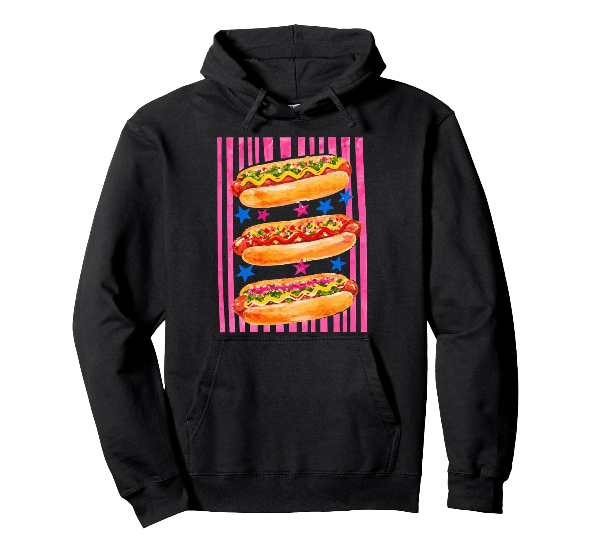 Hot Dog Just Here Wieners 4Th July Hoodie - Novelty Apparel Unisex - T-Shirt, Sweatshirt, Hoodie
