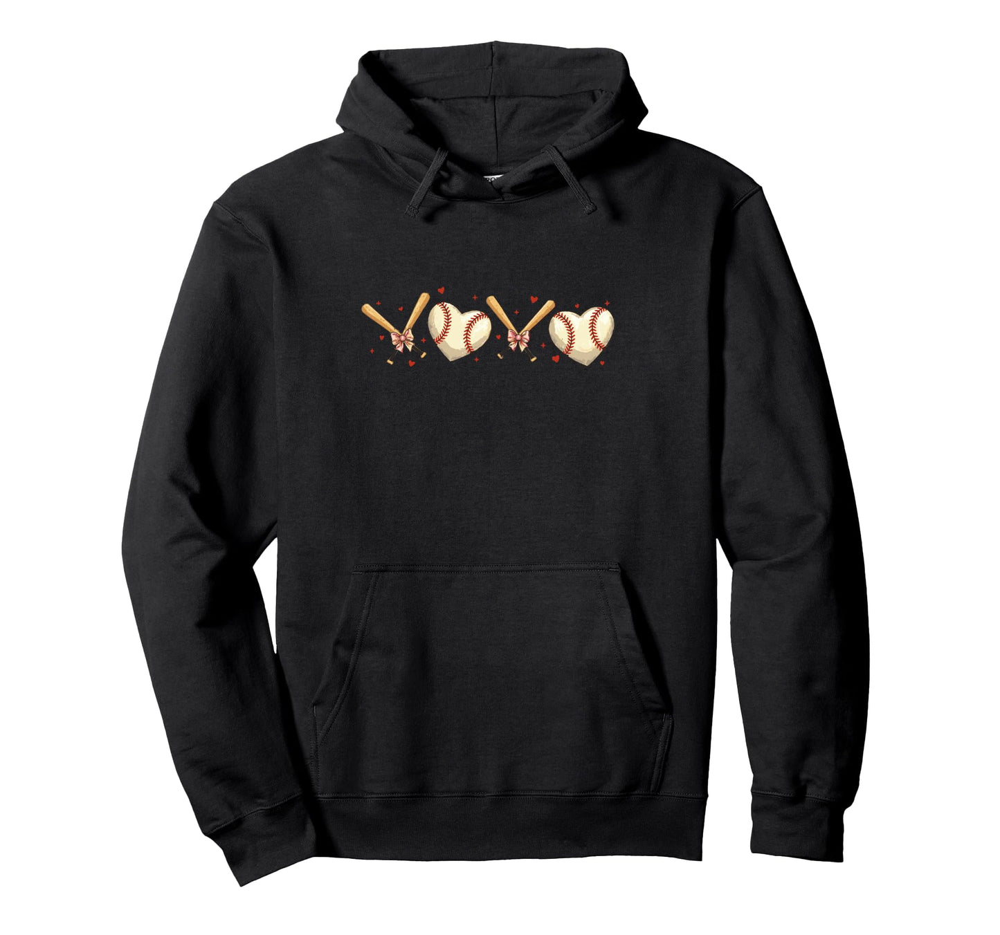 Baseball Xoxo Hoodie - Trendy Graphic Men Women - T-Shirt, Sweatshirt, Hoodie