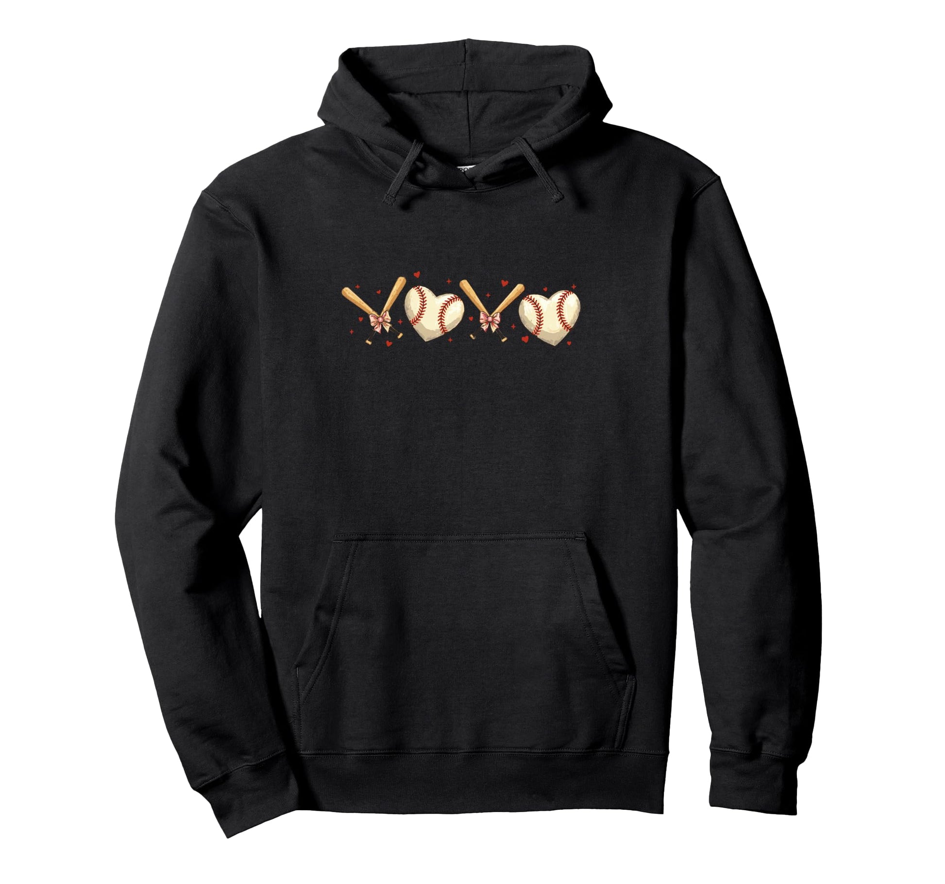 Baseball Xoxo Hoodie - Trendy Graphic Men Women - T-Shirt, Sweatshirt, Hoodie