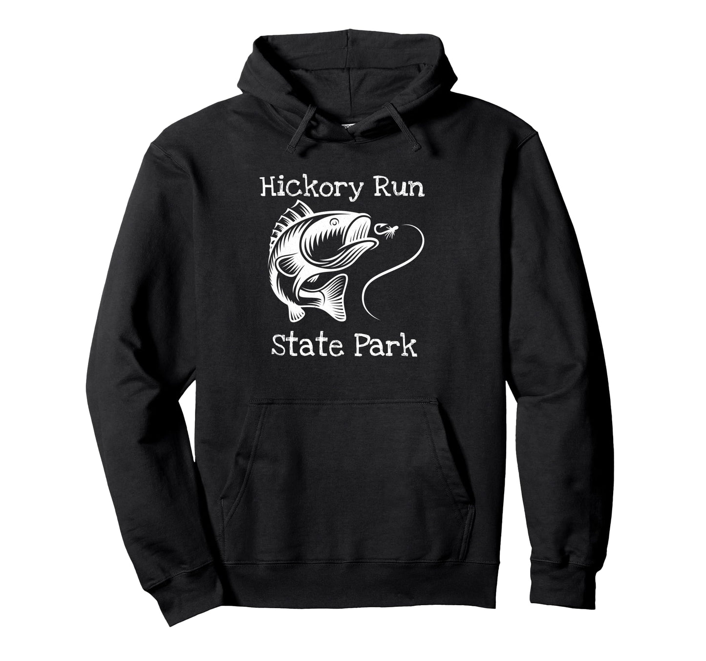 Hickory Run State Park Pennsylvania Fish Hoodie - Graphic Print Men Women - T-Shirt, Sweatshirt, Hoodie