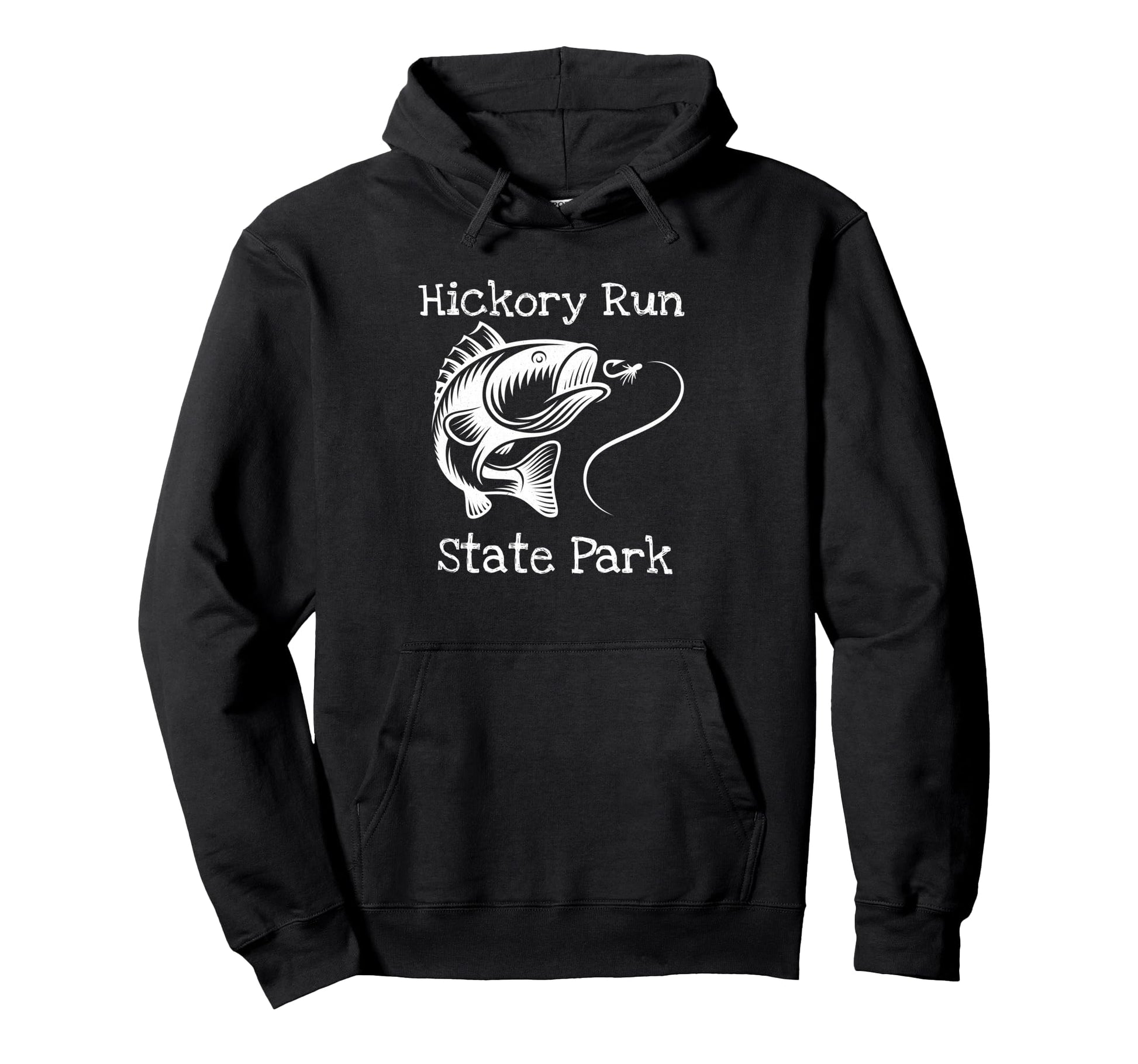 Hickory Run State Park Pennsylvania Fish Hoodie - Graphic Print Men Women - T-Shirt, Sweatshirt, Hoodie
