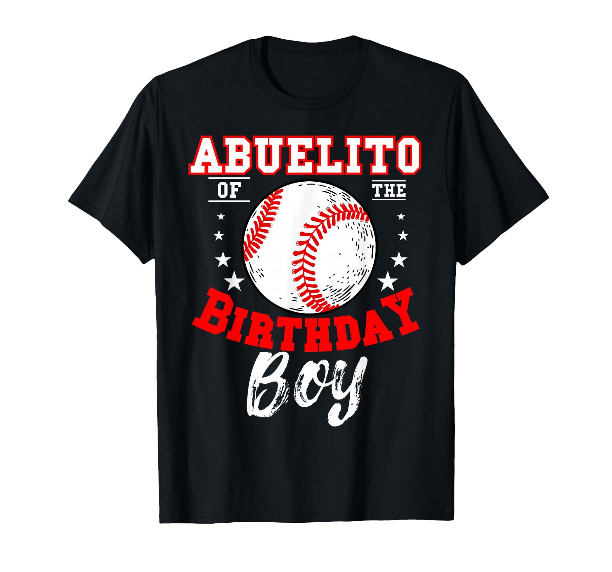 Abuelito Birthday Baseball Theme Bday T-Shirt - Unique Graphic Men Women - T-Shirt, Sweatshirt, Hoodie