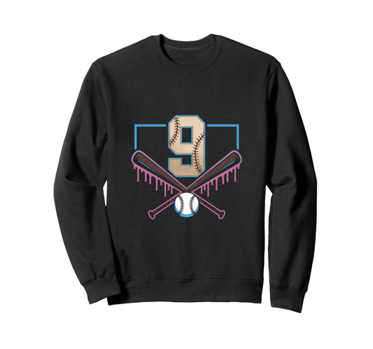 Baseball Home Ice Cream 9Th Sweatshirt - Minimalist Print Men Women - T-Shirt, Sweatshirt, Hoodie