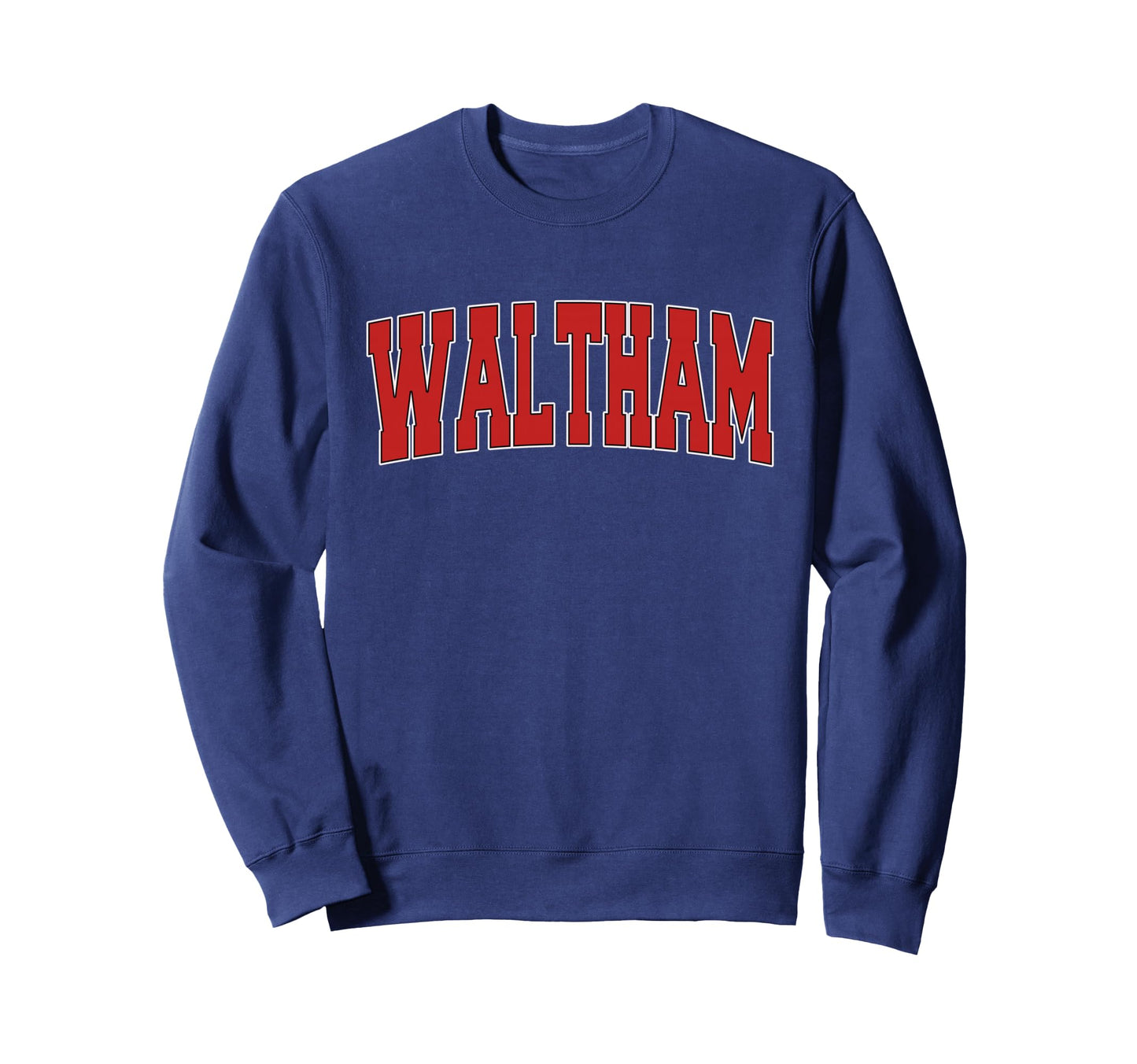 Waltham Ma Massachusetts Varsity Usa Sweatshirt - Graphic Print for Adults - T-Shirt, Sweatshirt, Hoodie
