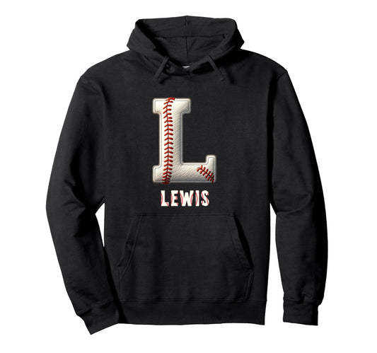 Baseball Home Run Phil Initial Letter Name Hoodie - Unique Graphic Unisex - T-Shirt, Sweatshirt, Hoodie