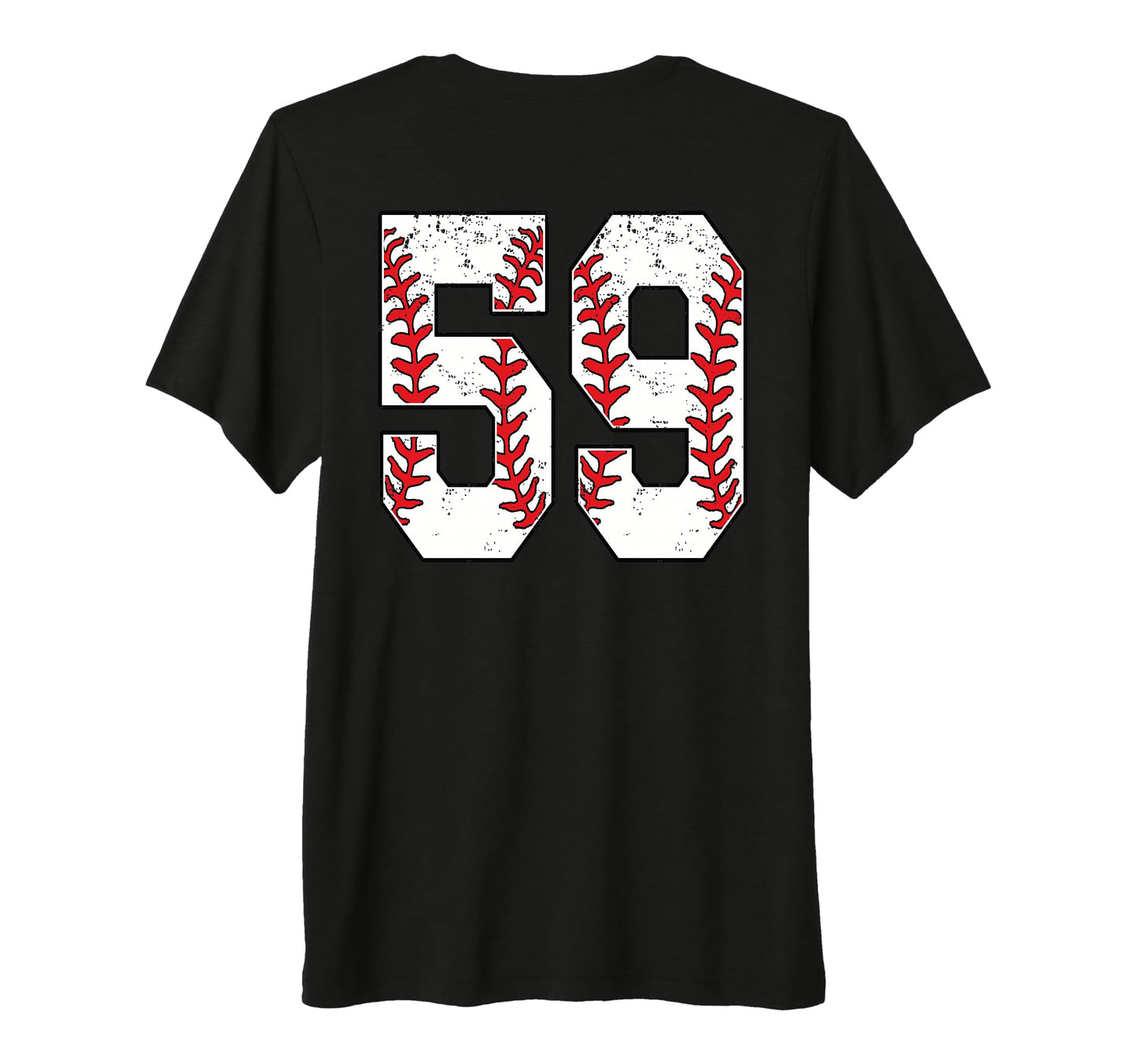 Number 59 Baseball Jersey Number 59 T-Shirt - Trendy Graphic for Adults - T-Shirt, Sweatshirt, Hoodie