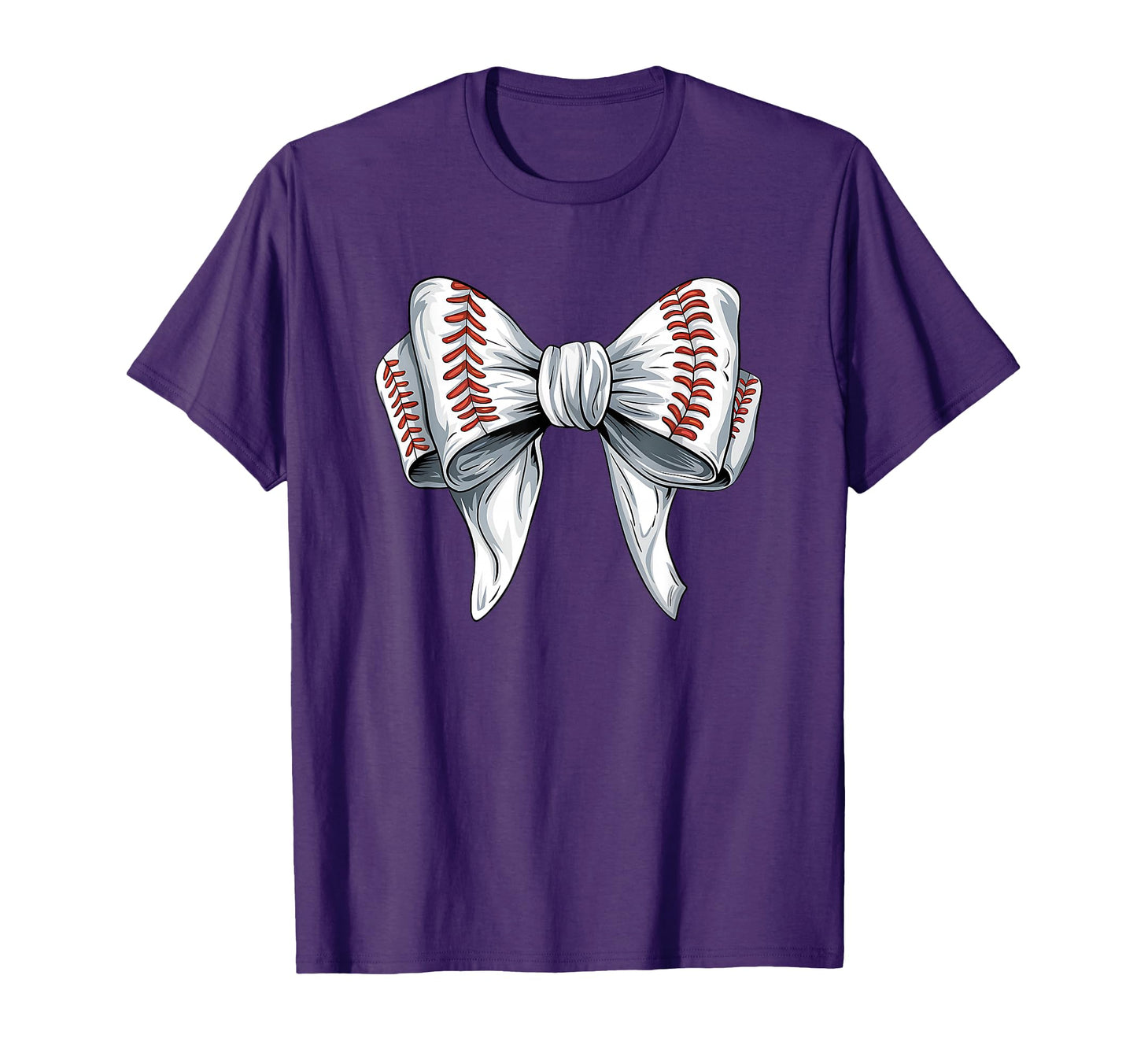 Baseball Coquette Bow Baseball Mom T-Shirt - Fun Novelty Design for Adults - T-Shirt, Sweatshirt, Hoodie