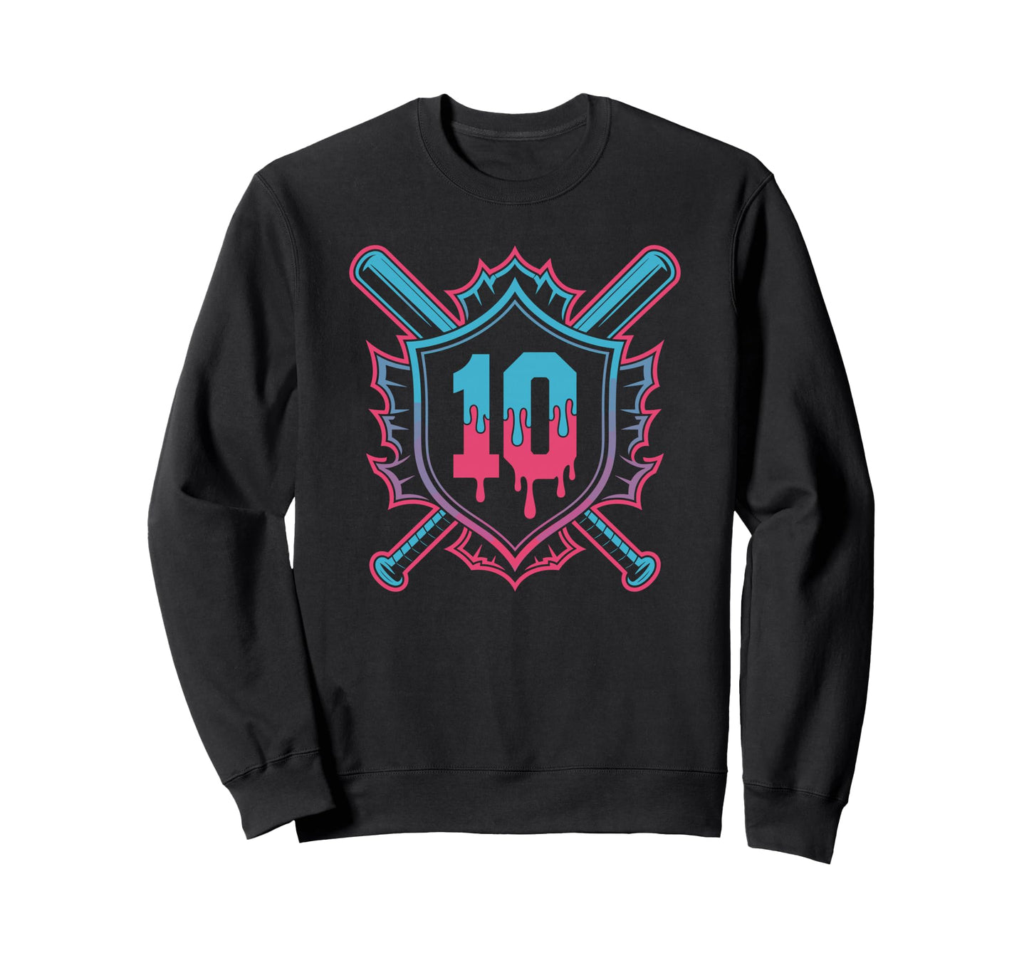 10Th Birthday Baseball Joy Who Sweatshirt - Aesthetic Graphic Men Women - T-Shirt, Sweatshirt, Hoodie