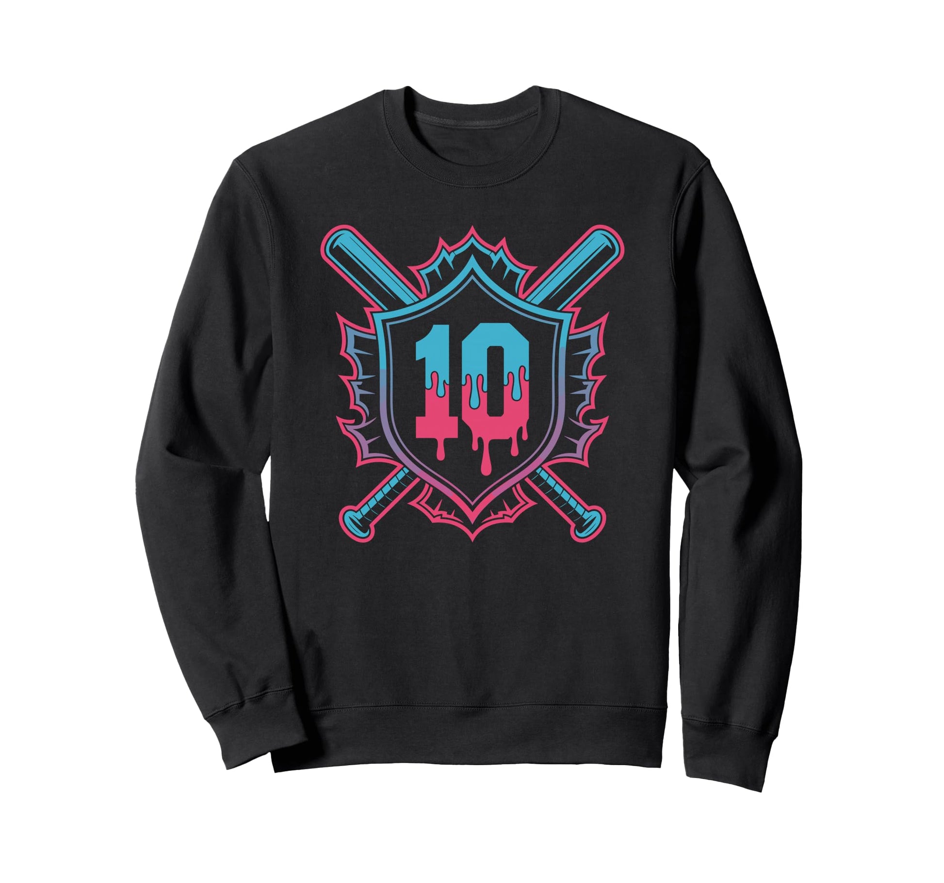 10Th Birthday Baseball Joy Who Sweatshirt - Aesthetic Graphic Men Women - T-Shirt, Sweatshirt, Hoodie