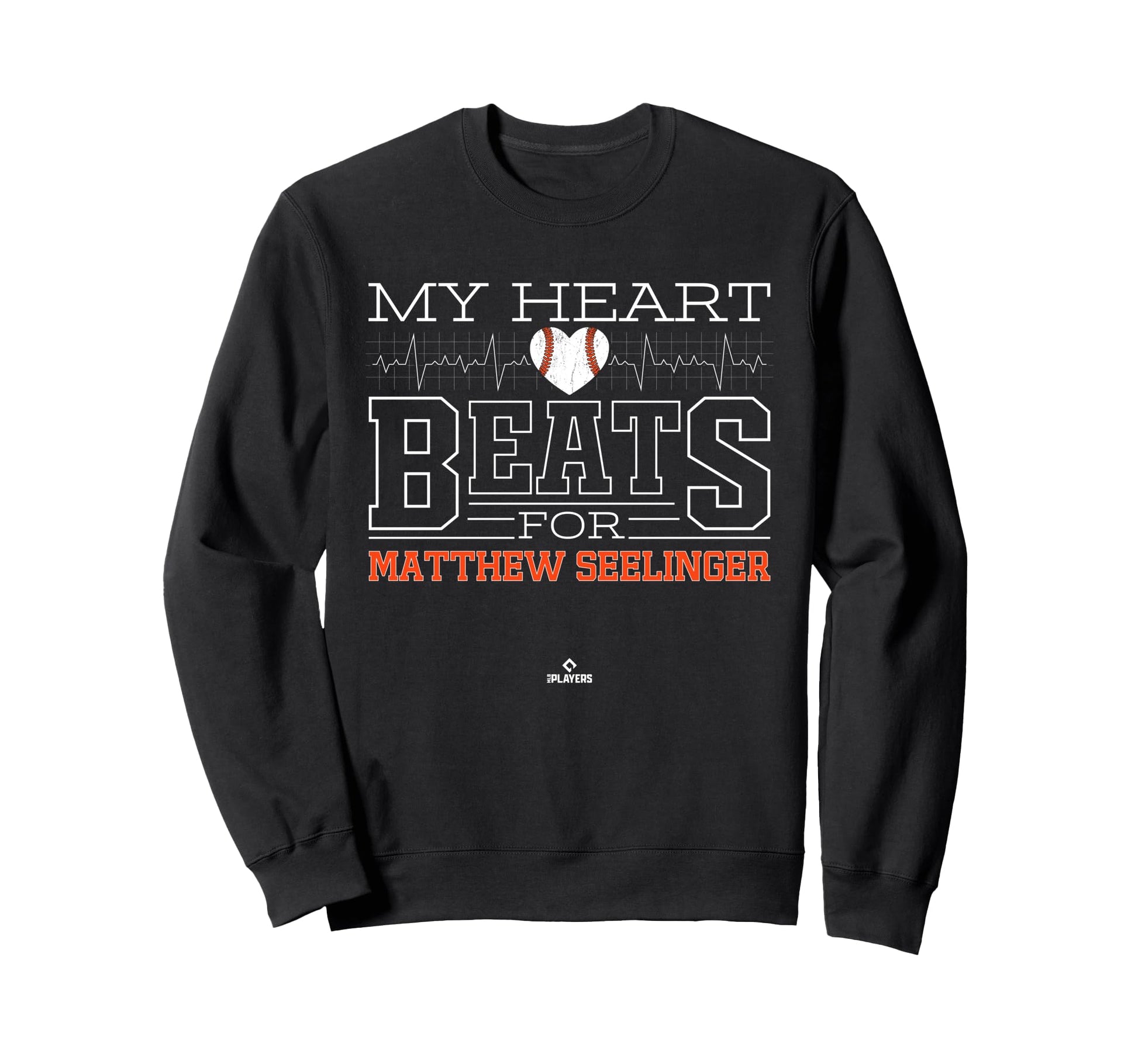 My Heart Beats Matthew Seelinger Sweatshirt - Minimalist Print for Adults - T-Shirt, Sweatshirt, Hoodie