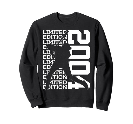 2004 Baseball 22Nd Birthday Sweatshirt - Graphic Print for Adults - T-Shirt, Sweatshirt, Hoodie