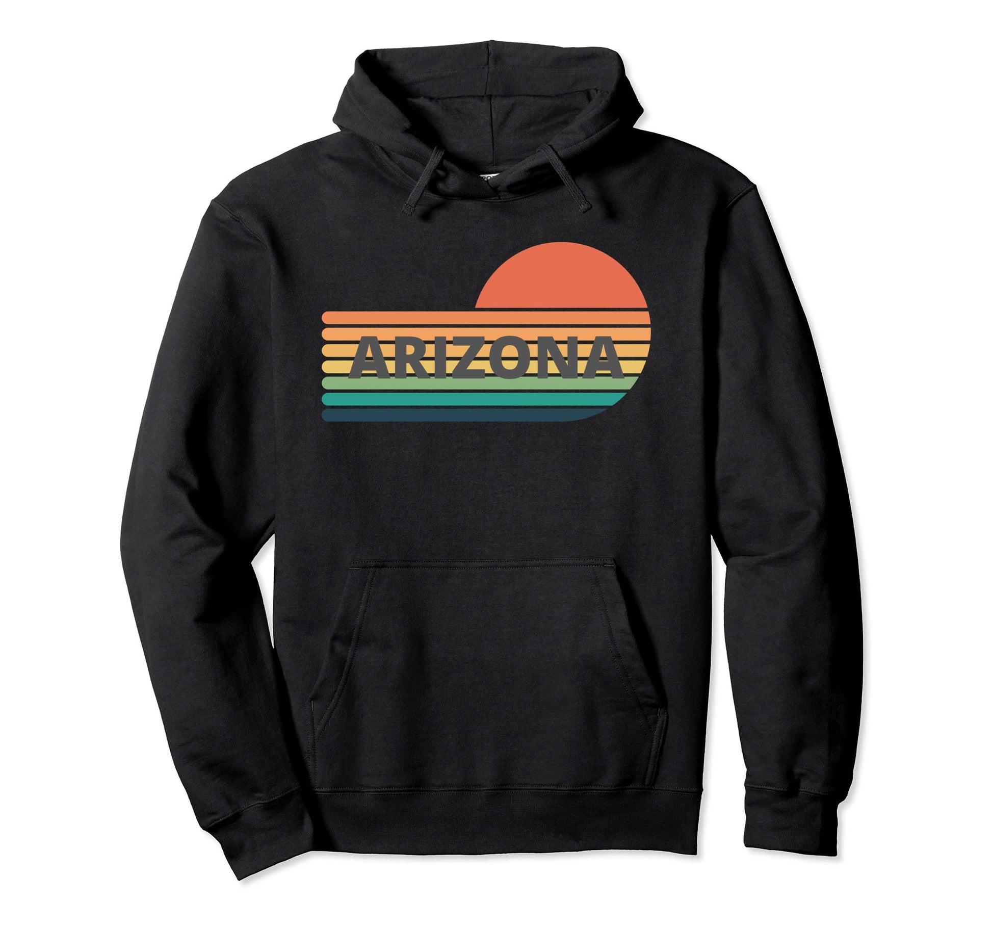 Arizona Sunset Stripes Hoodie - Trendy Graphic Men Women - T-Shirt, Sweatshirt, Hoodie