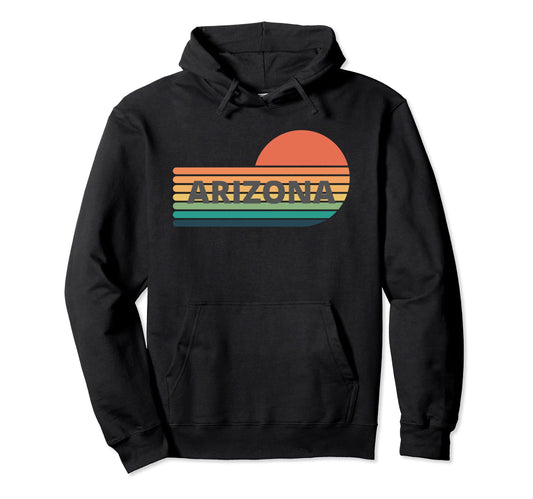 Arizona Sunset Stripes Hoodie - Trendy Graphic Men Women - T-Shirt, Sweatshirt, Hoodie