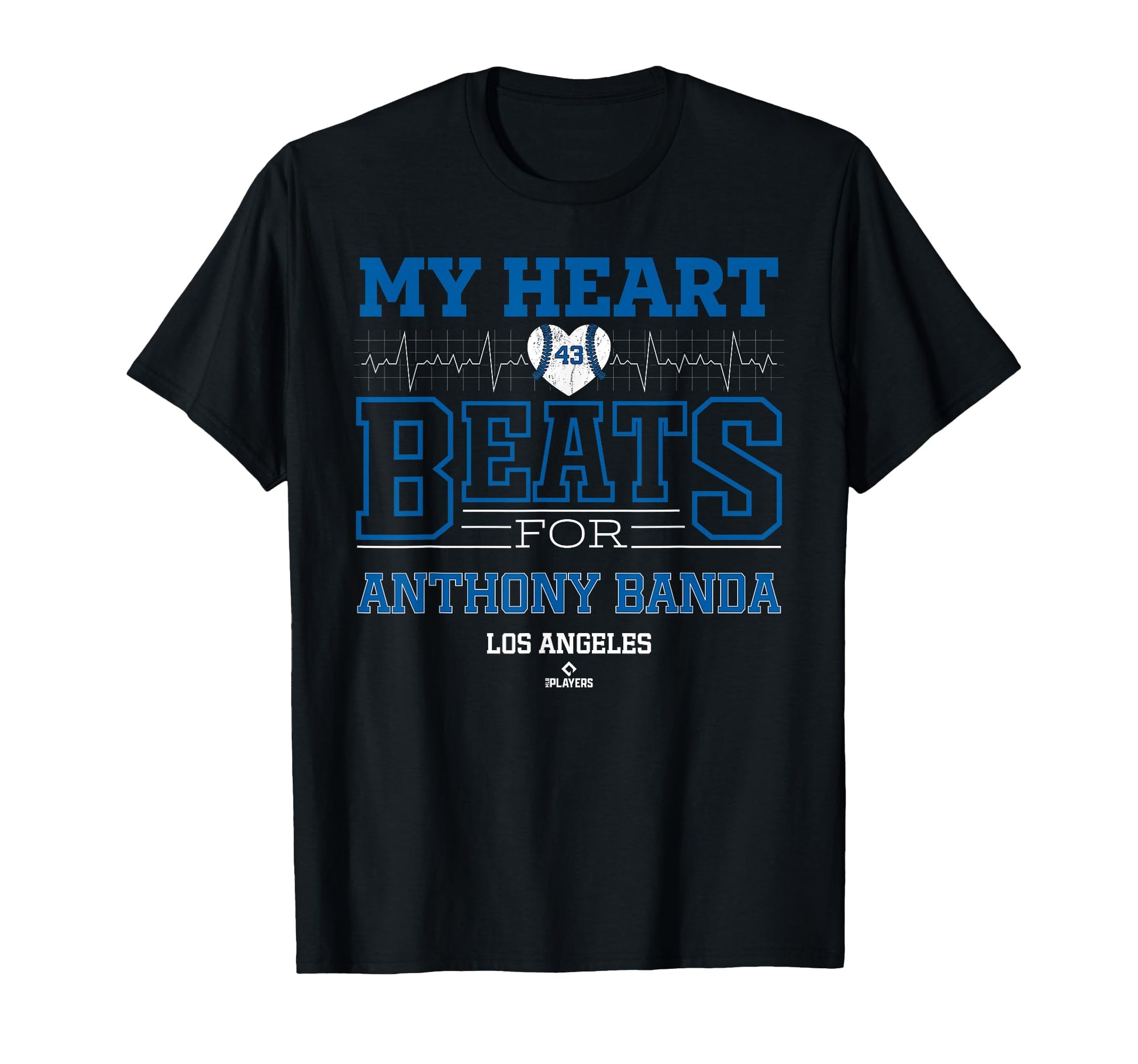 My Heart Beats Anthony Banda Los T-Shirt - Novelty Apparel for Adults - T-Shirt, Sweatshirt, Hoodie