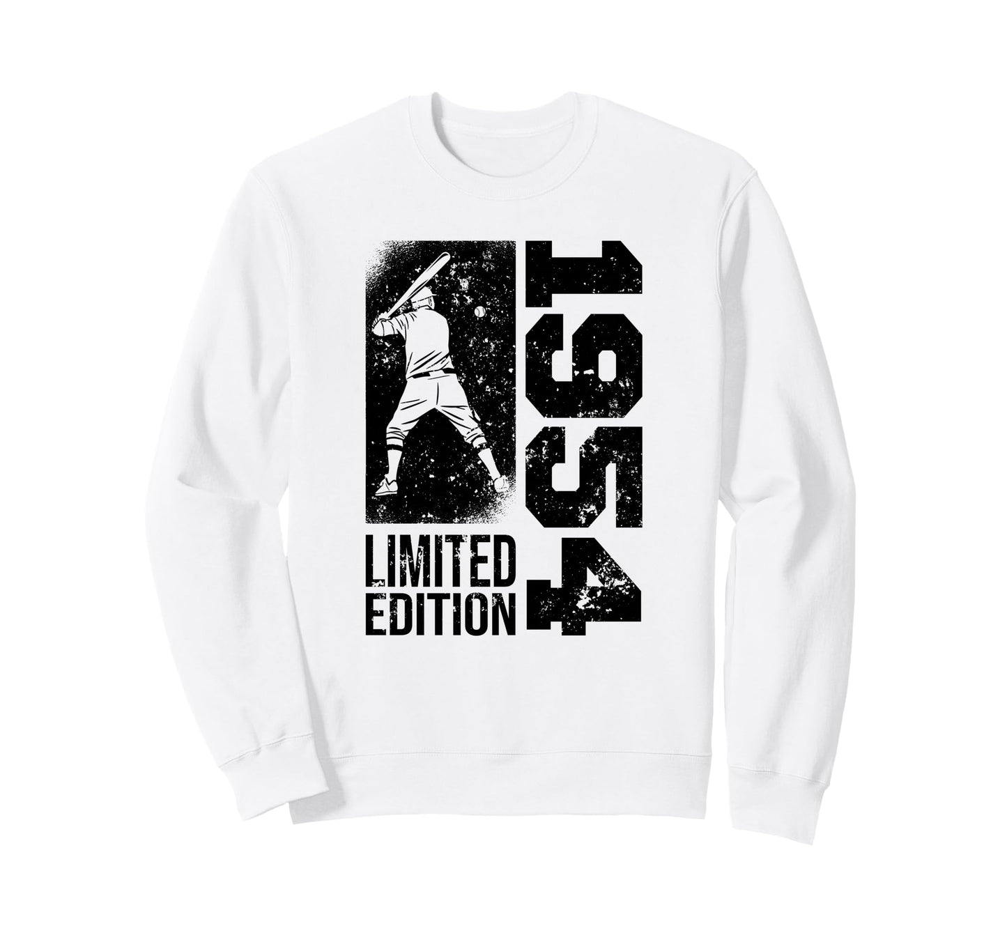 Baseball Player Born 1954 Sweatshirt - Casual Everyday Wear Men Women - T-Shirt, Sweatshirt, Hoodie