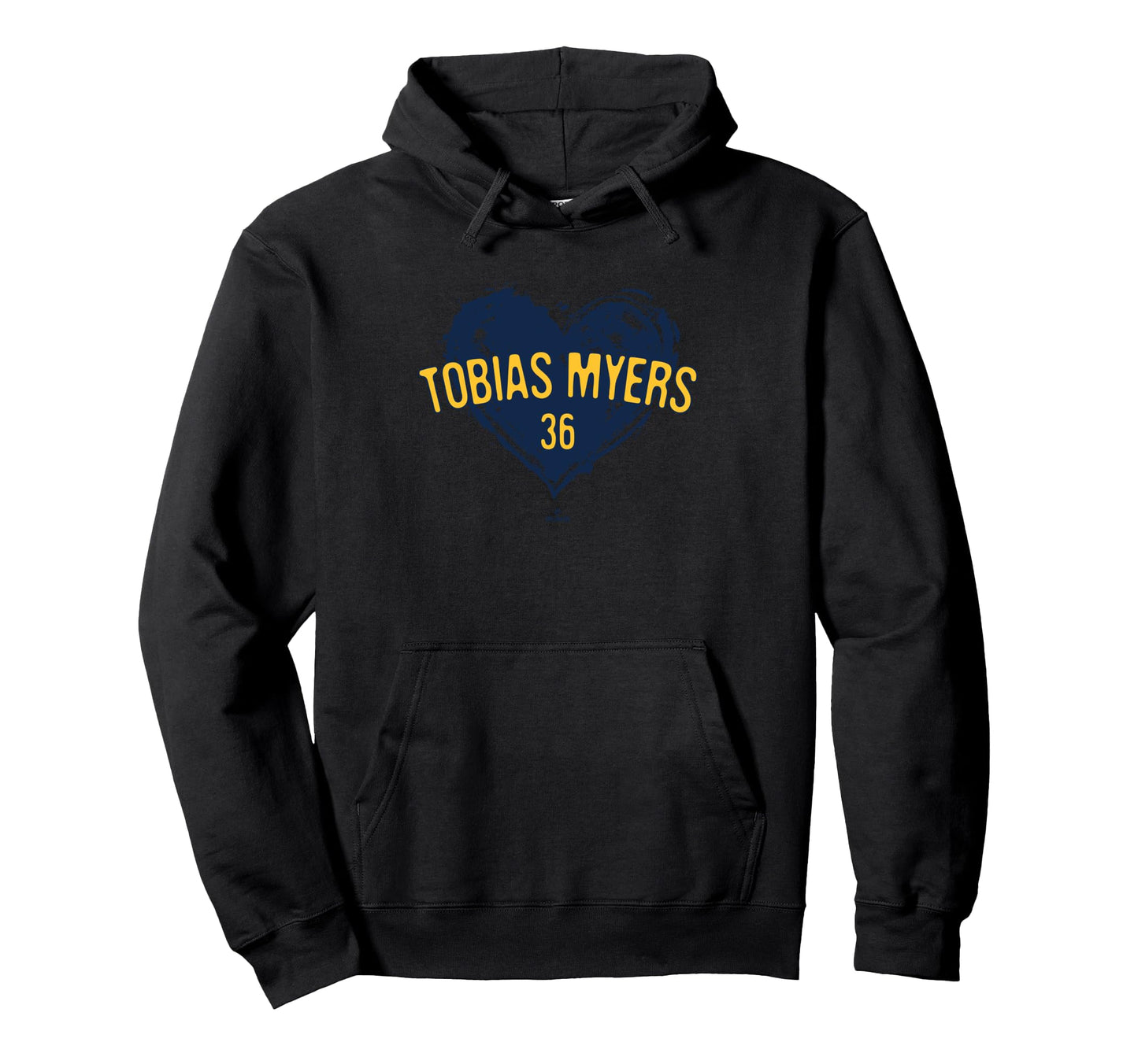 Distressed Heart Tobias Myers Hoodie - Fun Novelty Design Men Women - T-Shirt, Sweatshirt, Hoodie