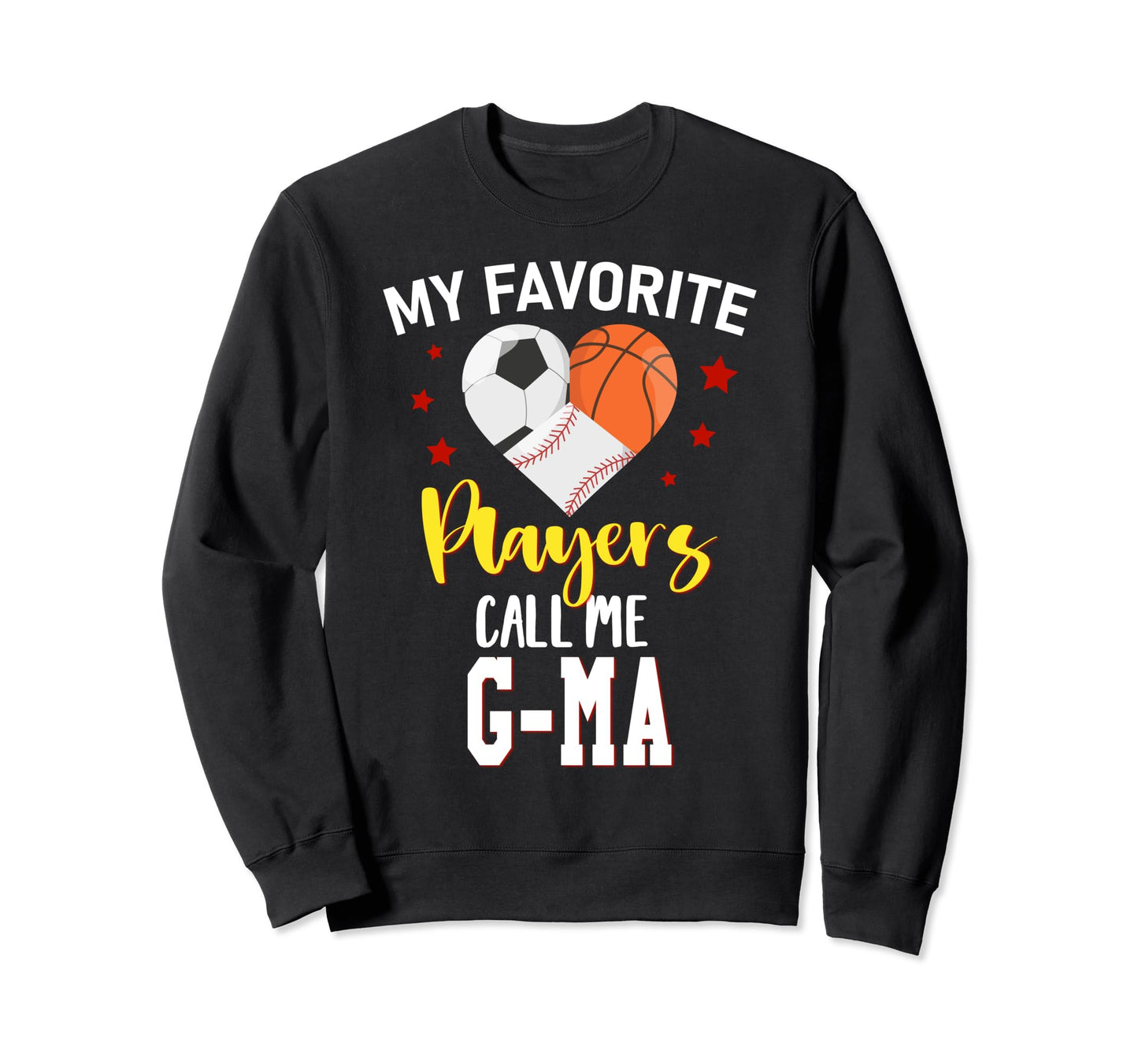 My Favorite Players Baseball Sweatshirt - Aesthetic Graphic for Adults - T-Shirt, Sweatshirt, Hoodie