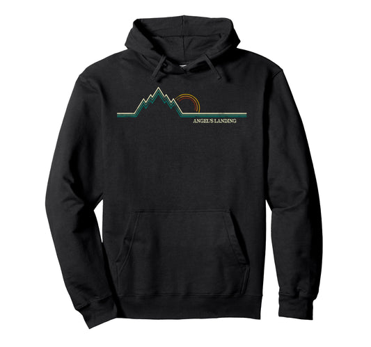 Angels Landing Zion National Park Utah Hoodie - Minimalist Print Men Women - T-Shirt, Sweatshirt, Hoodie