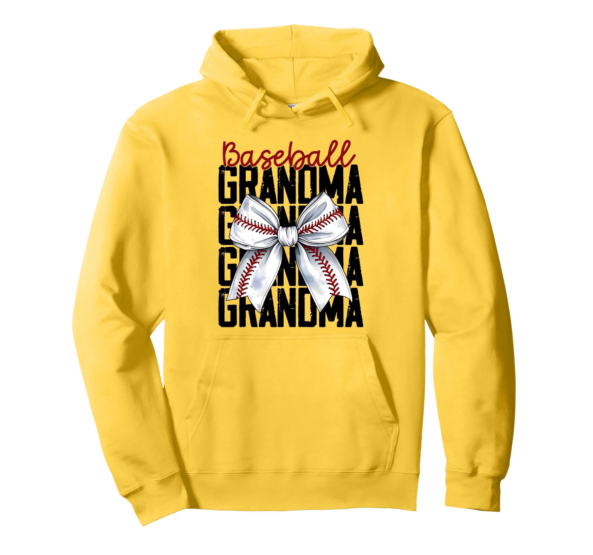 Baseball Coquette Bow Grandma Mom Hoodie - Unique Graphic Men Women - T-Shirt, Sweatshirt, Hoodie