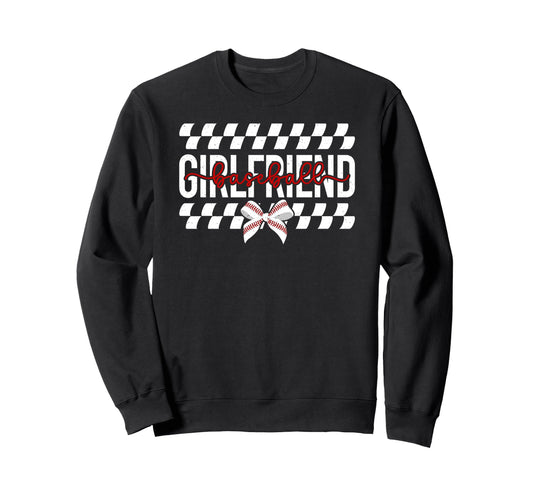 Baseball Girlfriend Baseball Sweatshirt - Fun Novelty Design for Adults - T-Shirt, Sweatshirt, Hoodie