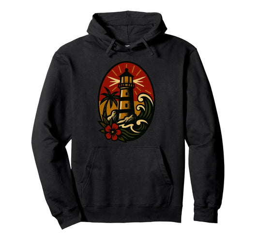 American Traditional Tropical Hoodie - Fun Novelty Design Unisex - T-Shirt, Sweatshirt, Hoodie