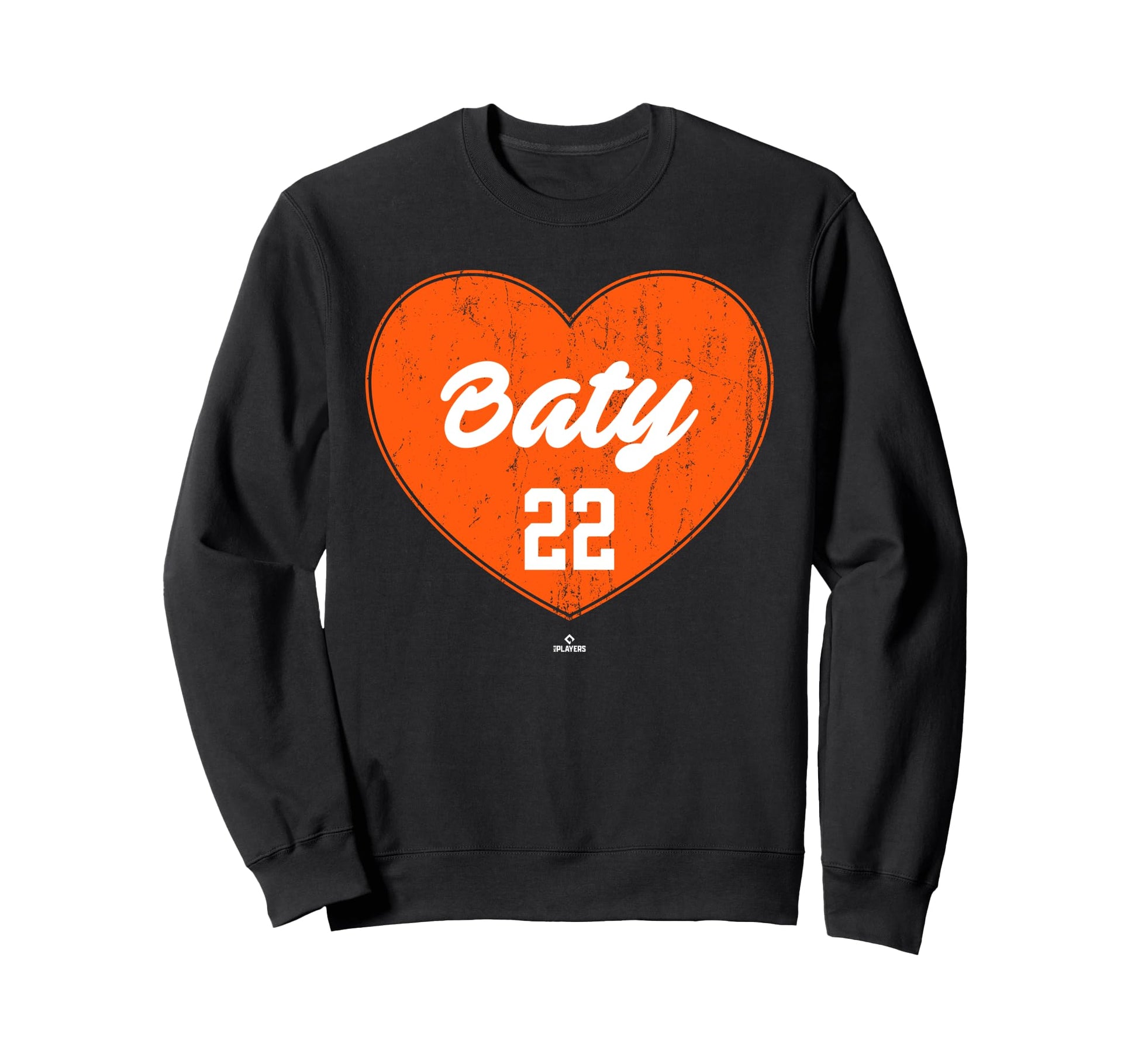 Distressed Heart Brett Baty New York Sweatshirt - Trendy Graphic Men Women - T-Shirt, Sweatshirt, Hoodie