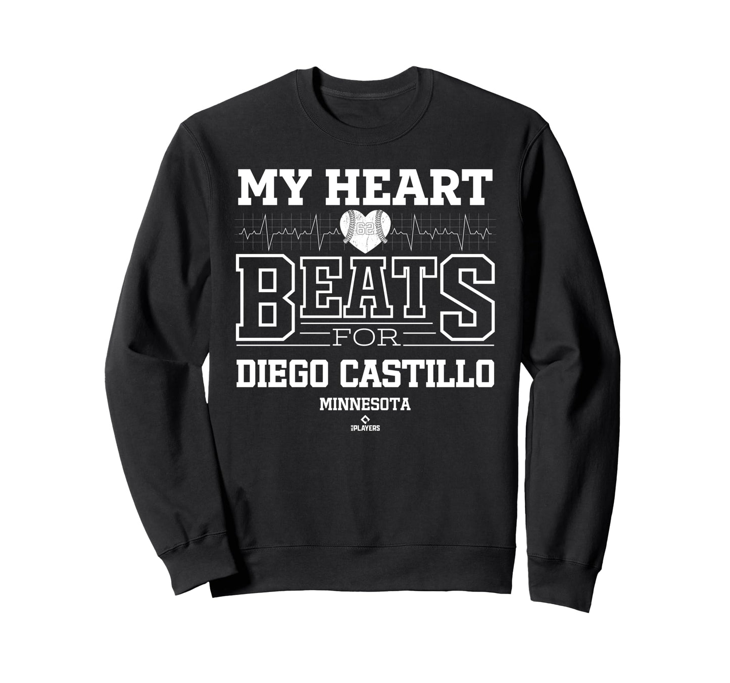 My Heart Beats Diego Castillo Sweatshirt - Graphic Print for Adults - T-Shirt, Sweatshirt, Hoodie