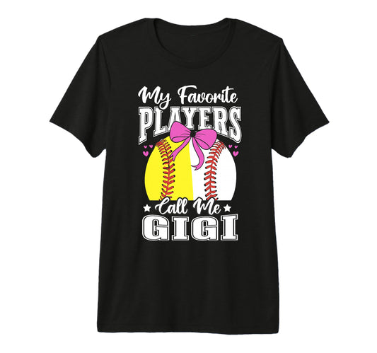 Baseball Grandma Favorite Softball T-Shirt - Fun Novelty Design for Adults - T-Shirt, Sweatshirt, Hoodie