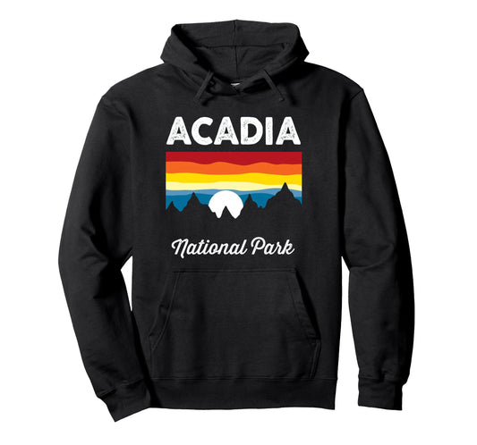Acadia National Park Mountain Hoodie - Casual Everyday Wear for Adults - T-Shirt, Sweatshirt, Hoodie