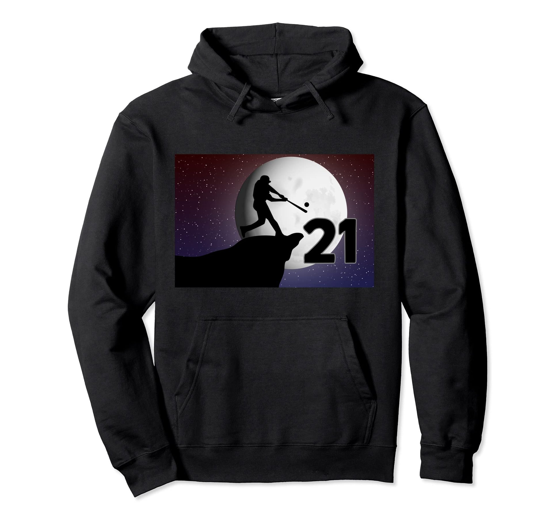 21 Years Old Baseball 21Th Birthday Hoodie - Fun Novelty Design Unisex - T-Shirt, Sweatshirt, Hoodie