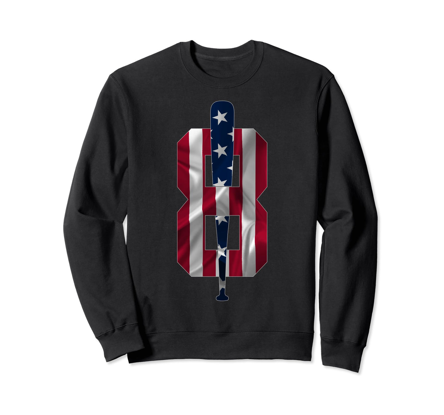 Number 8 Years Baseball 8Th Birthday Sweatshirt - Streetwear Style Unisex - T-Shirt, Sweatshirt, Hoodie