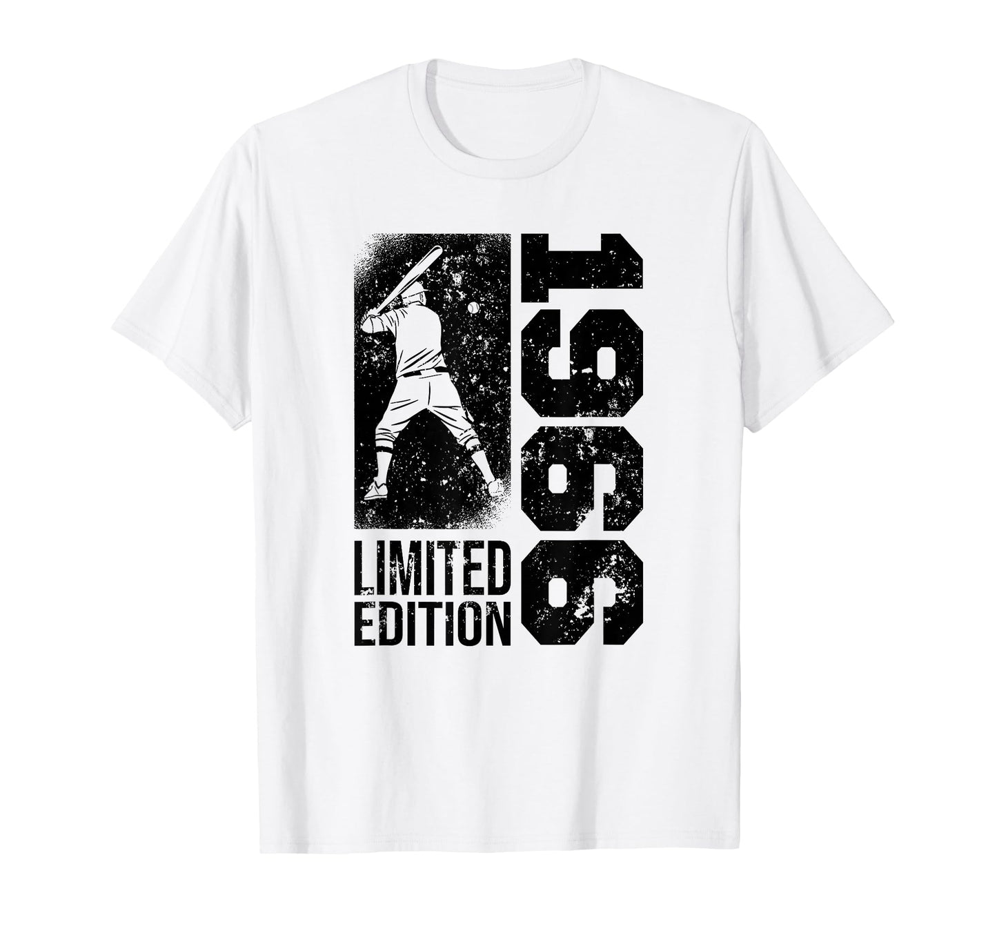 Baseball Player Born 1966 Birthday T-Shirt - Graphic Print for Adults - T-Shirt, Sweatshirt, Hoodie