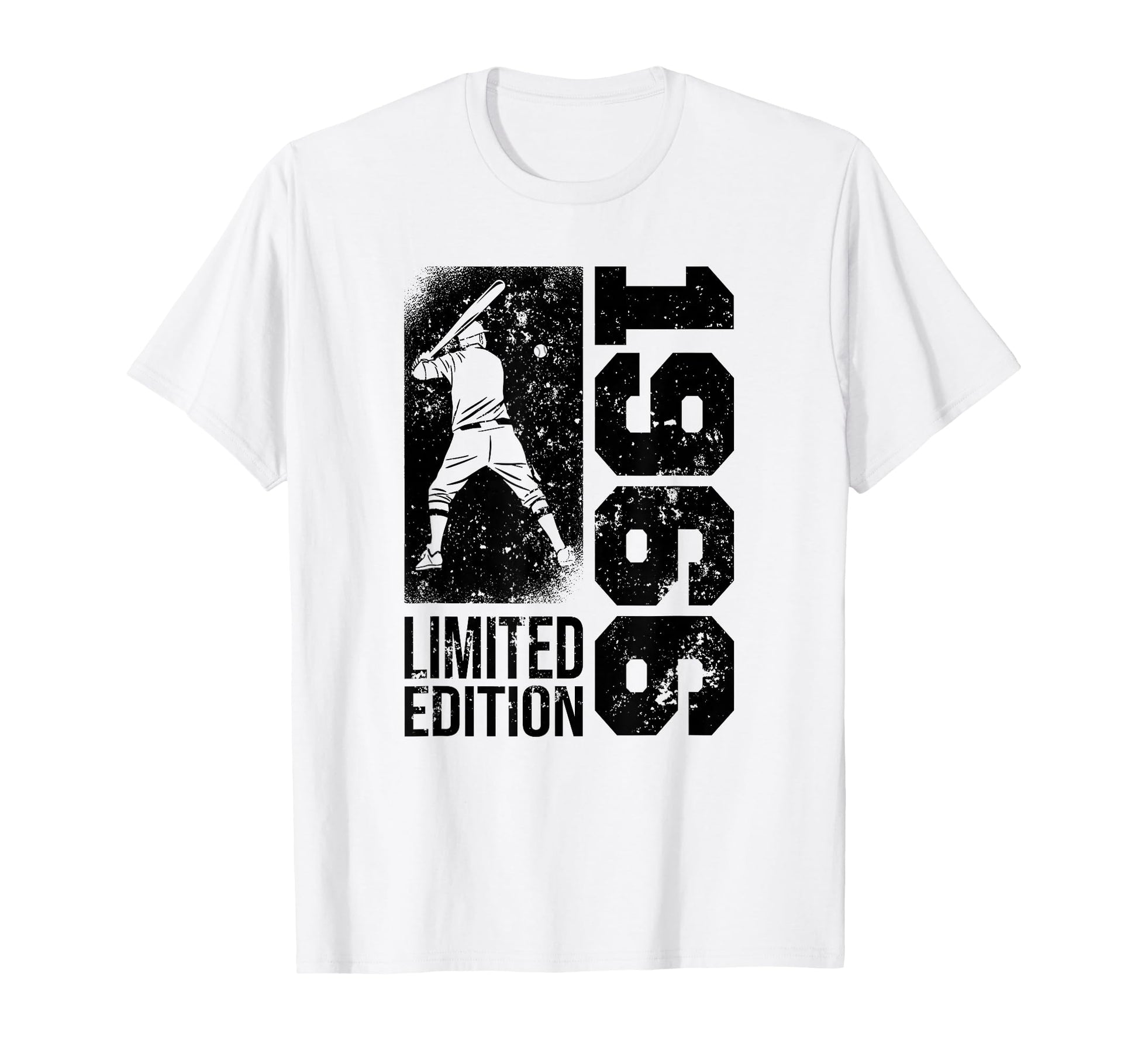 Baseball Player Born 1966 Birthday T-Shirt - Graphic Print for Adults - T-Shirt, Sweatshirt, Hoodie