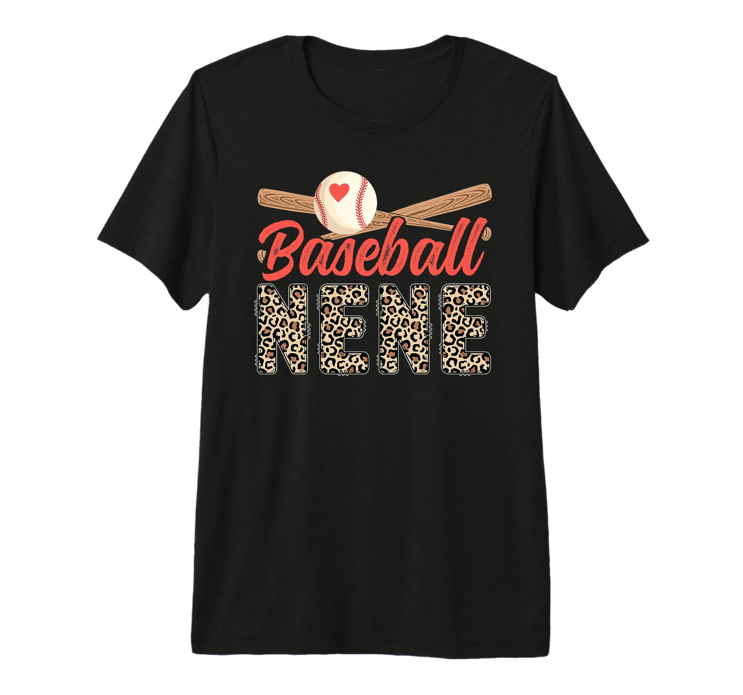 Baseball Nene Leopard Nene Baseball T-Shirt - Aesthetic Graphic Unisex - T-Shirt, Sweatshirt, Hoodie