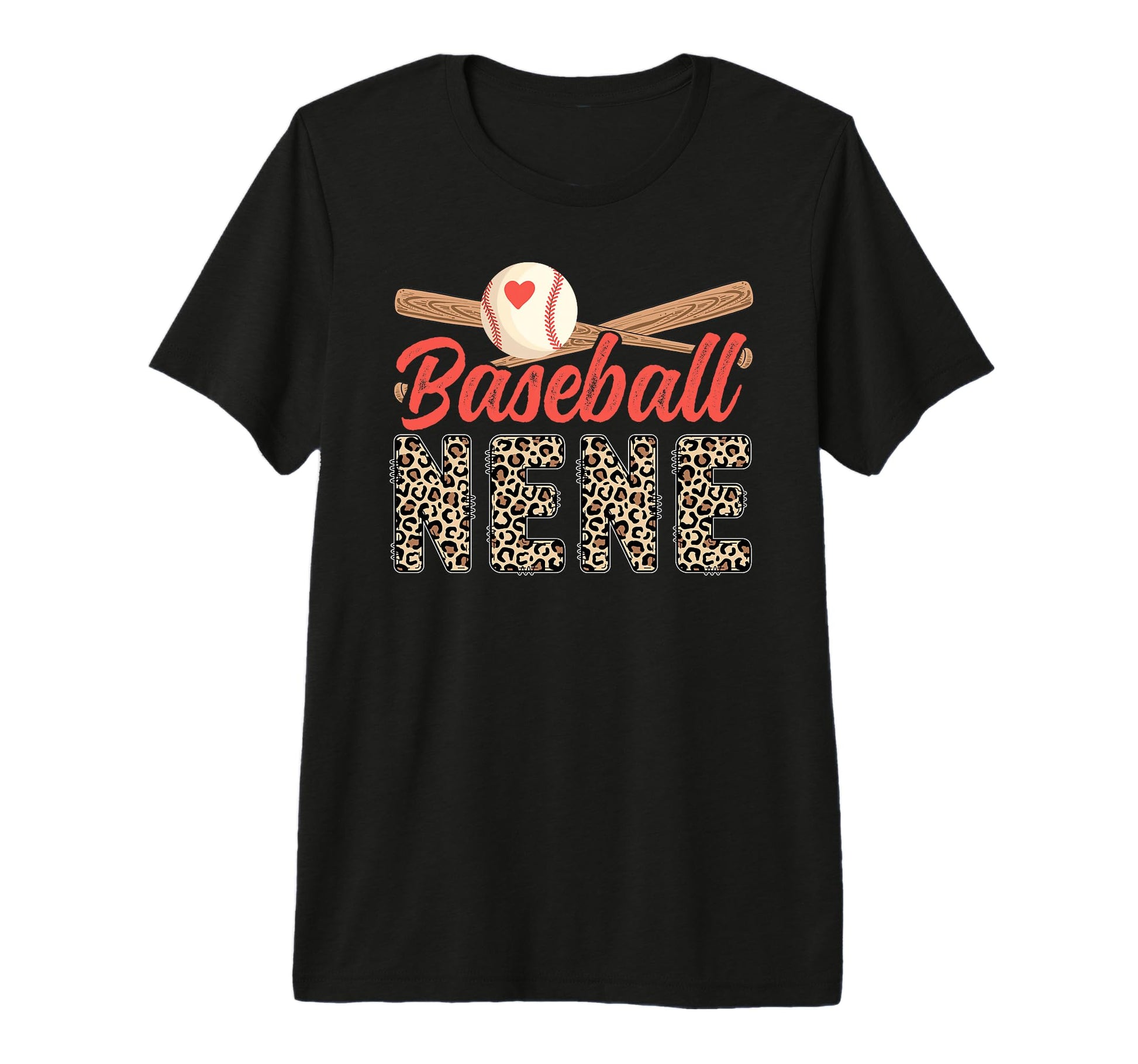 Baseball Nene Leopard Nene Baseball T-Shirt - Aesthetic Graphic Unisex - T-Shirt, Sweatshirt, Hoodie