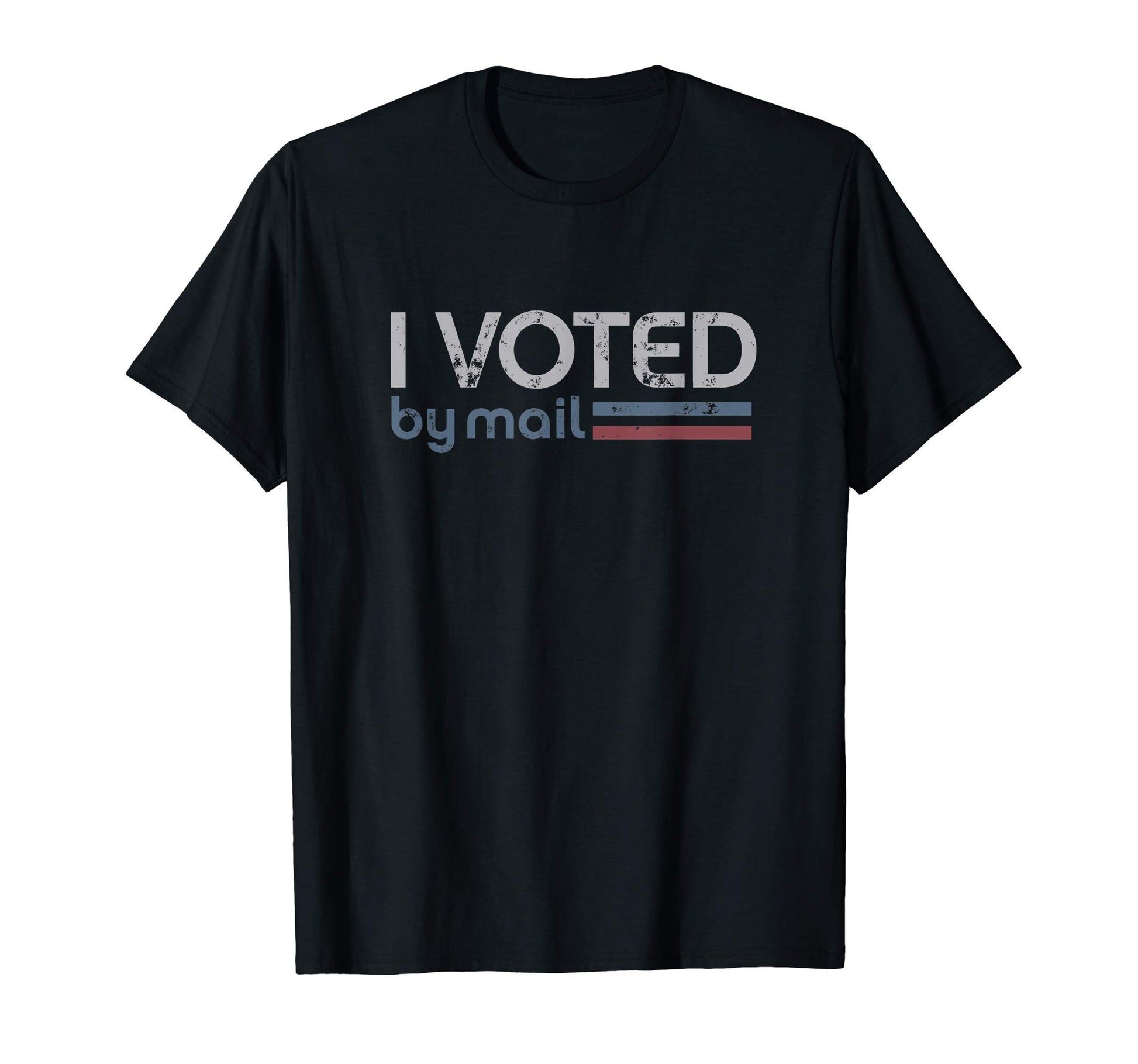 I Voted Mail Stripes I Voted Mail T-Shirt - Custom Art Print Men Women - T-Shirt, Sweatshirt, Hoodie