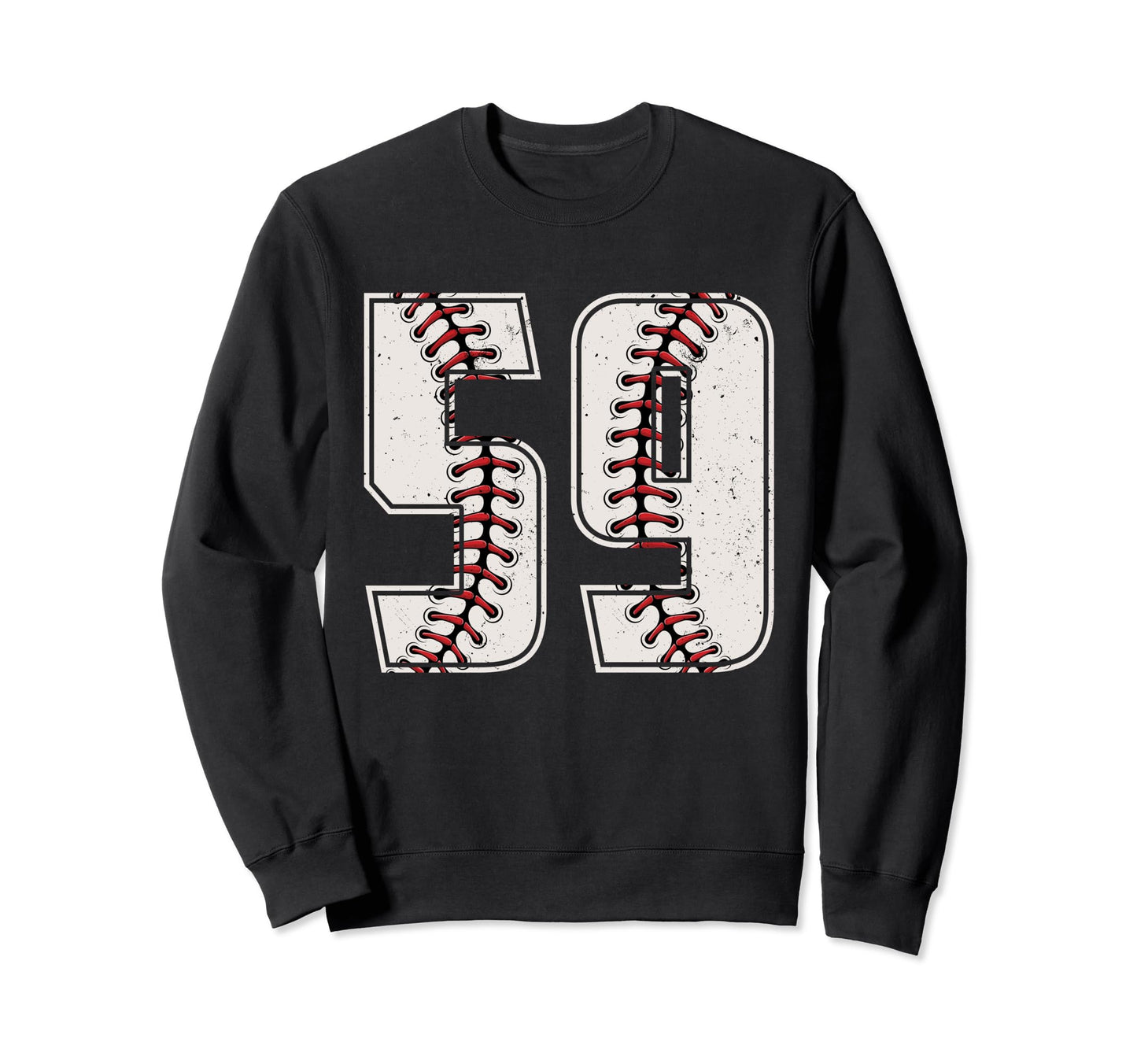 Baseball Player Number 59 Fifty Sweatshirt - Aesthetic Graphic Men Women - T-Shirt, Sweatshirt, Hoodie