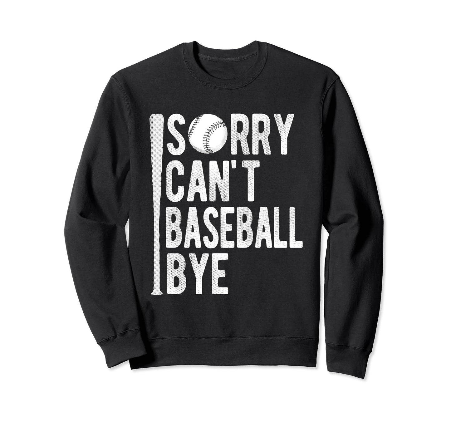 Baseball Game Stadium Bye Athlete Sweatshirt - Minimalist Print Men Women - T-Shirt, Sweatshirt, Hoodie